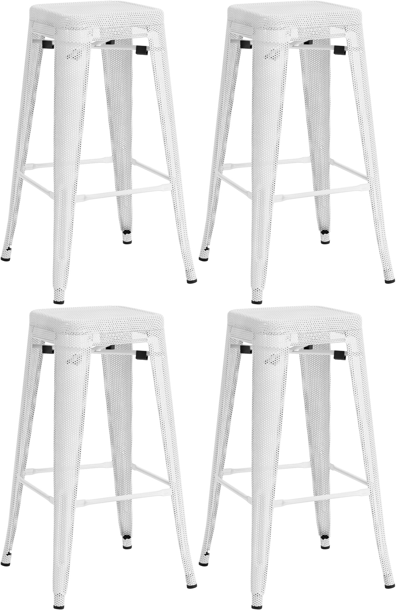 Set de 4 Taburetes de bar Fletcher