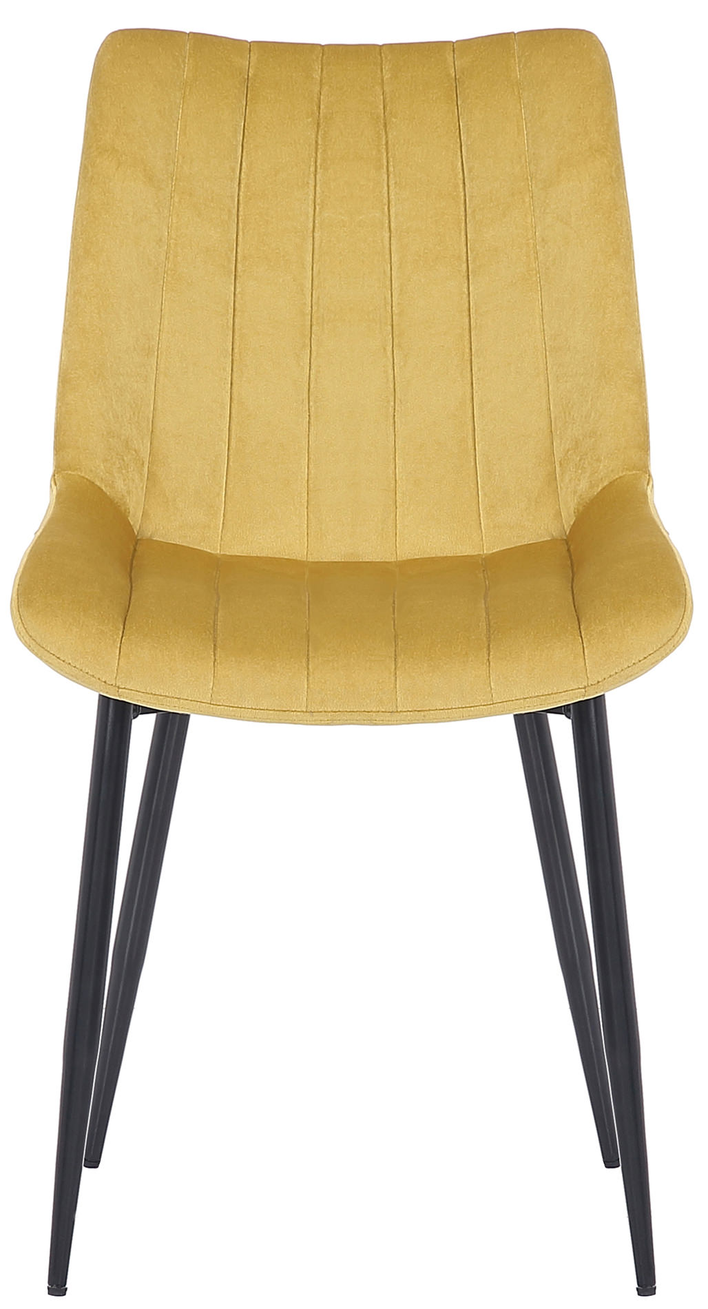 Set de 2 Sillas de comedor Rahden en terciopelo