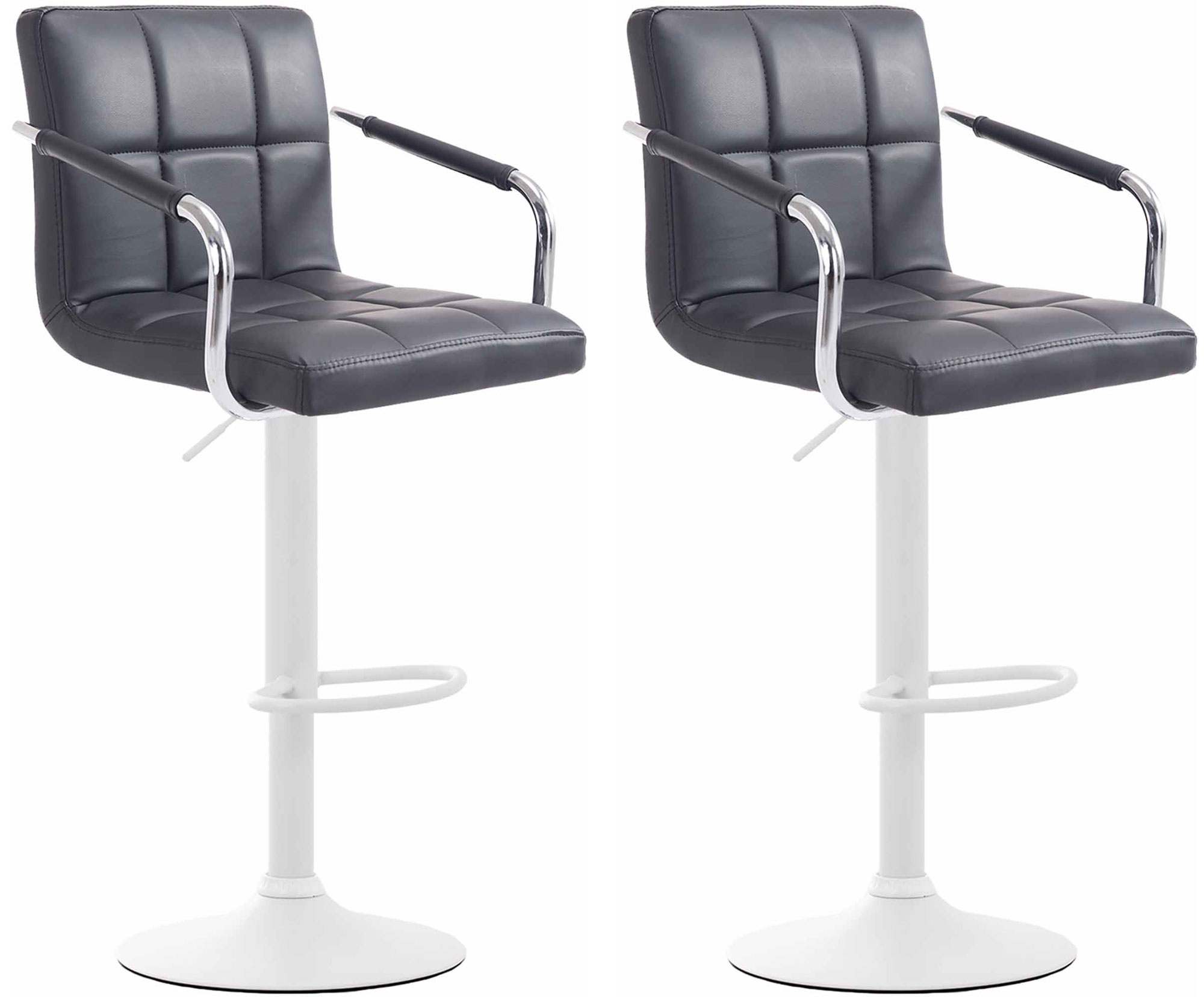 Set De 2 Taburetes Lucy V2 En Simil Cuero