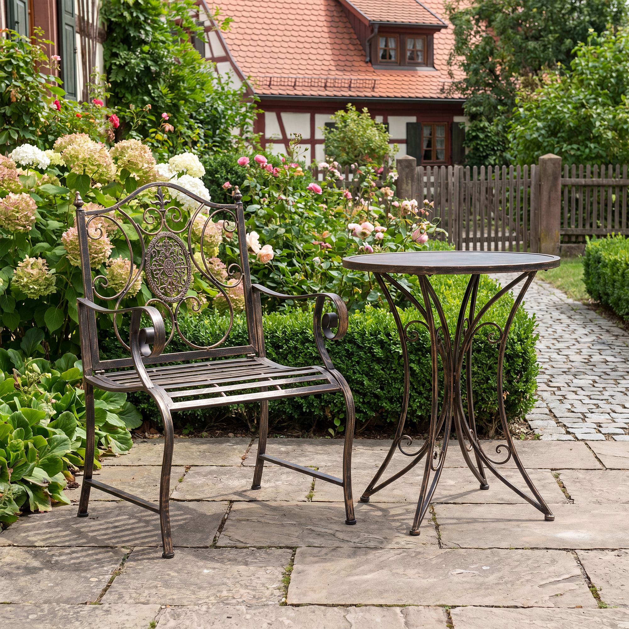 Set de 2 sillas de jardín Punjab