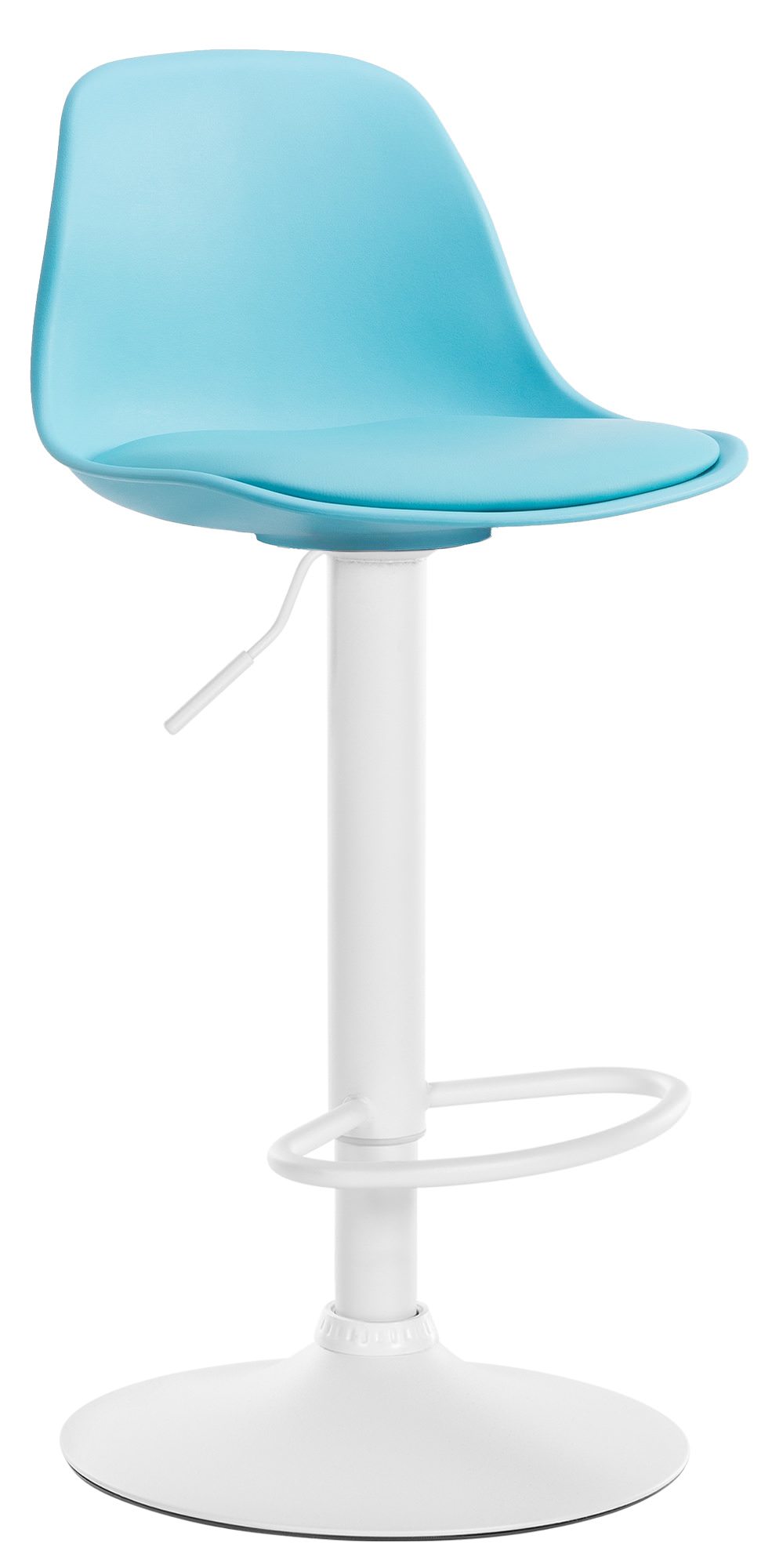 Taburete Kiel Estructura de Plástico & Asiento de Polipiel