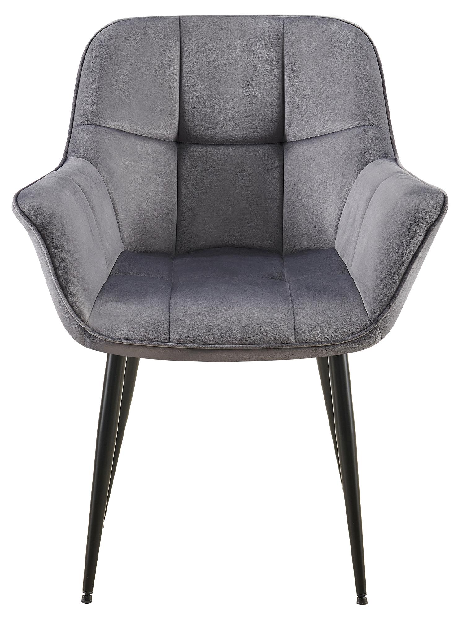 Silla de comedor Roseville en terciopelo