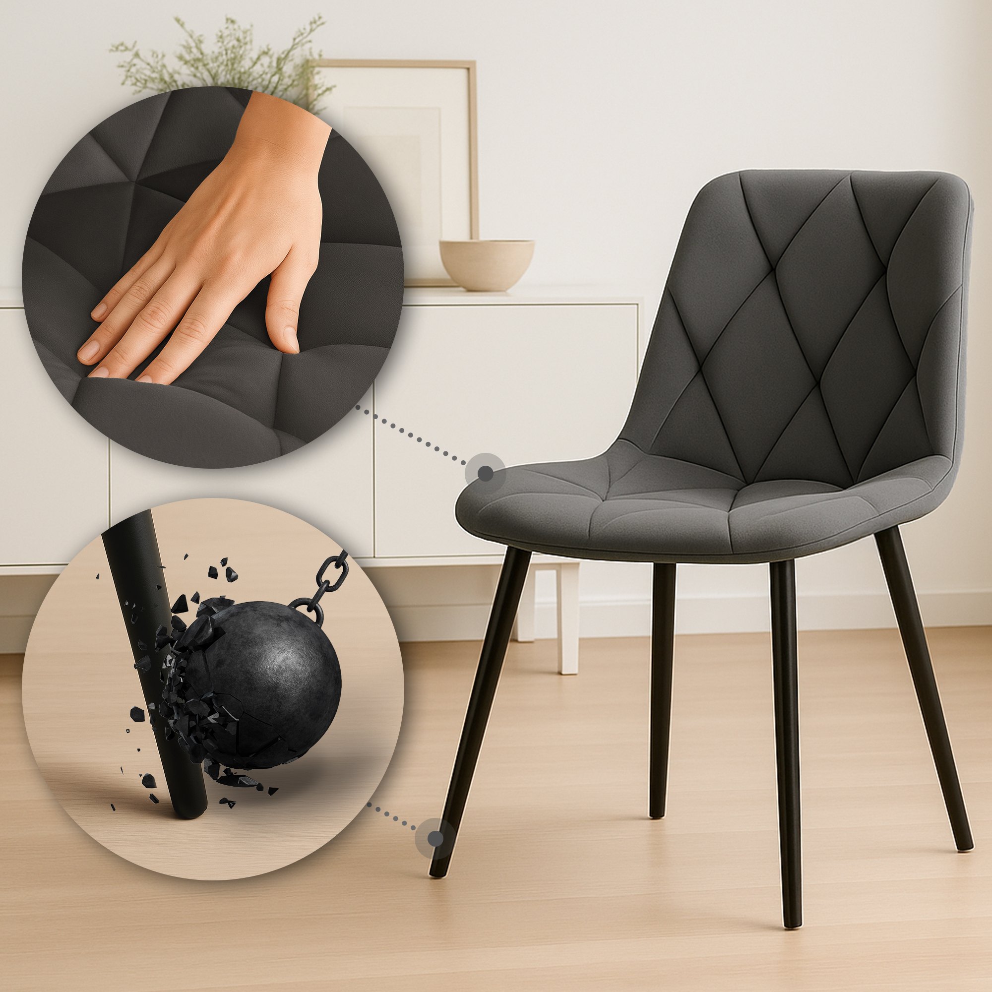 Silla de comedor Clairton