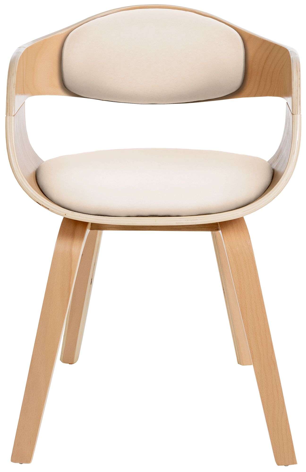 Set de 2 sillas de salón Kingston en polipiel