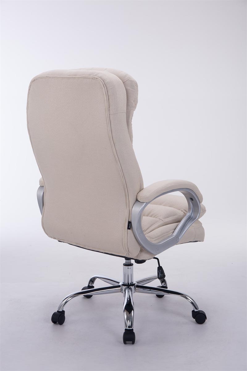 Silla de oficina XXL Vancouver tapizada en tela