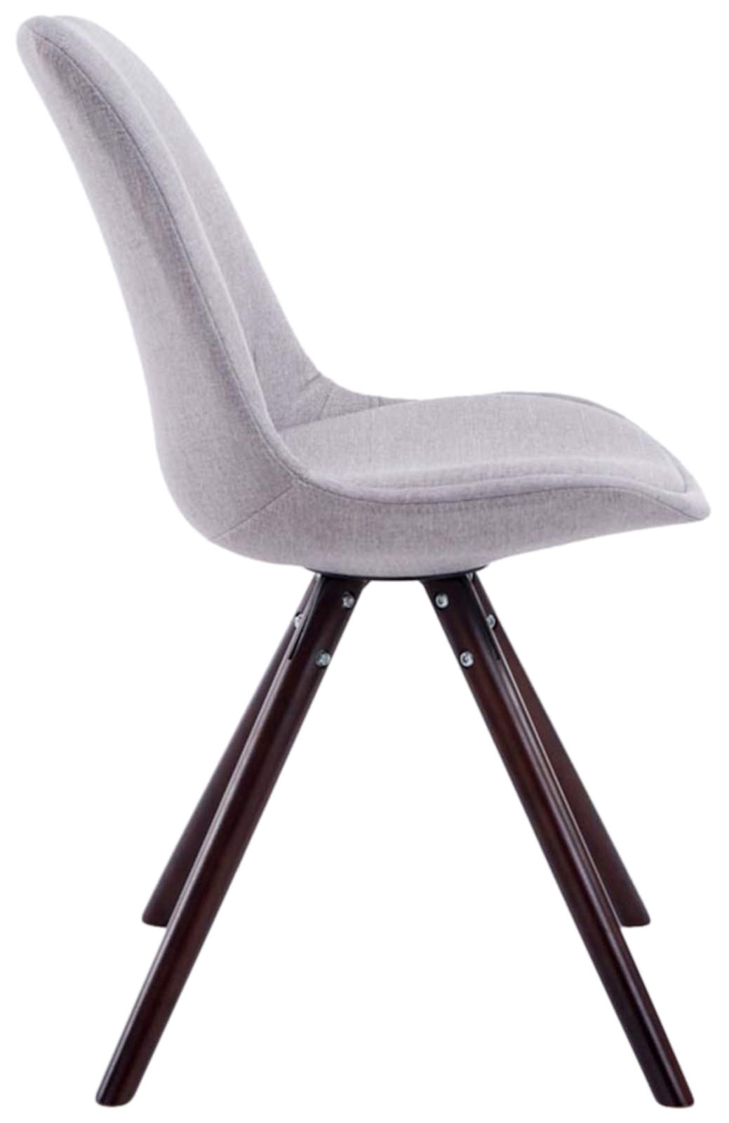 Set de 4 sillas de comedor Toulouse en tela