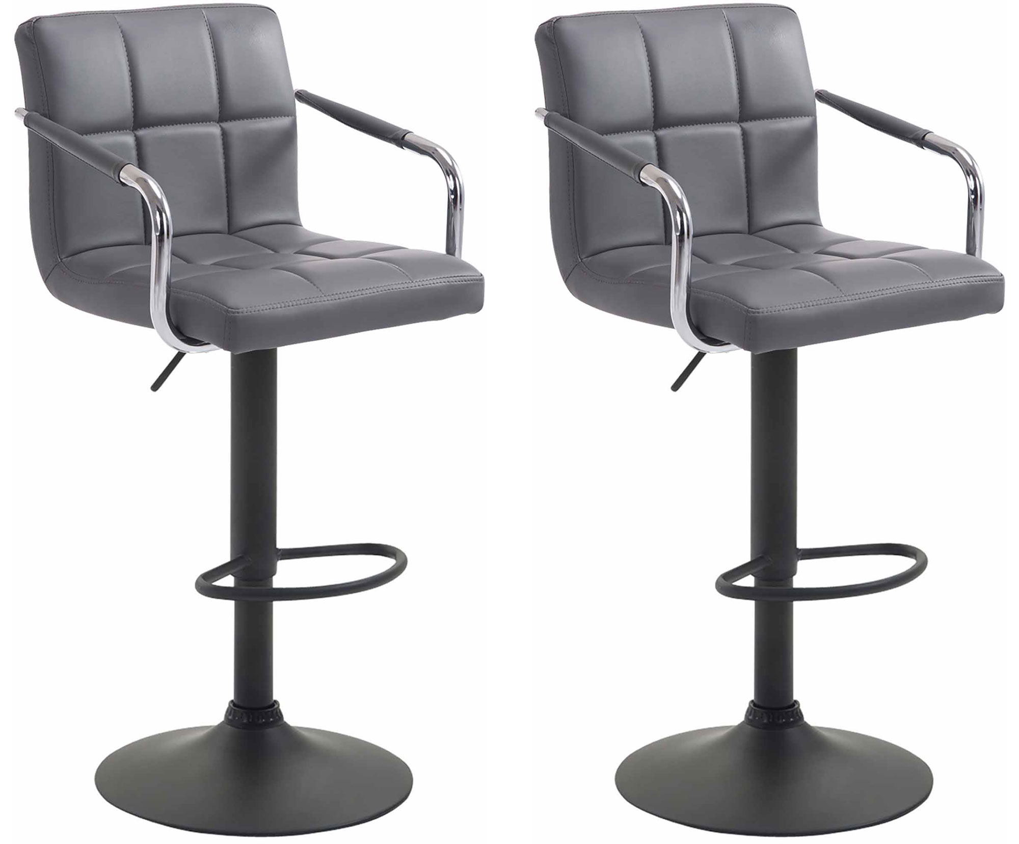 Set De 2 Taburetes Lucy V2 En Simil Cuero