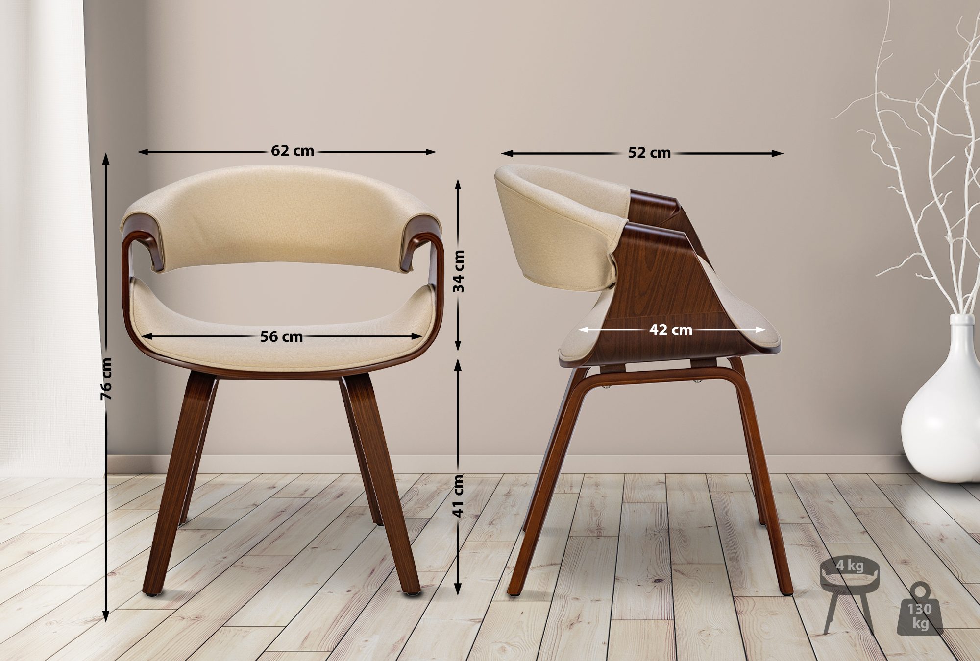 Silla de comedor Foley