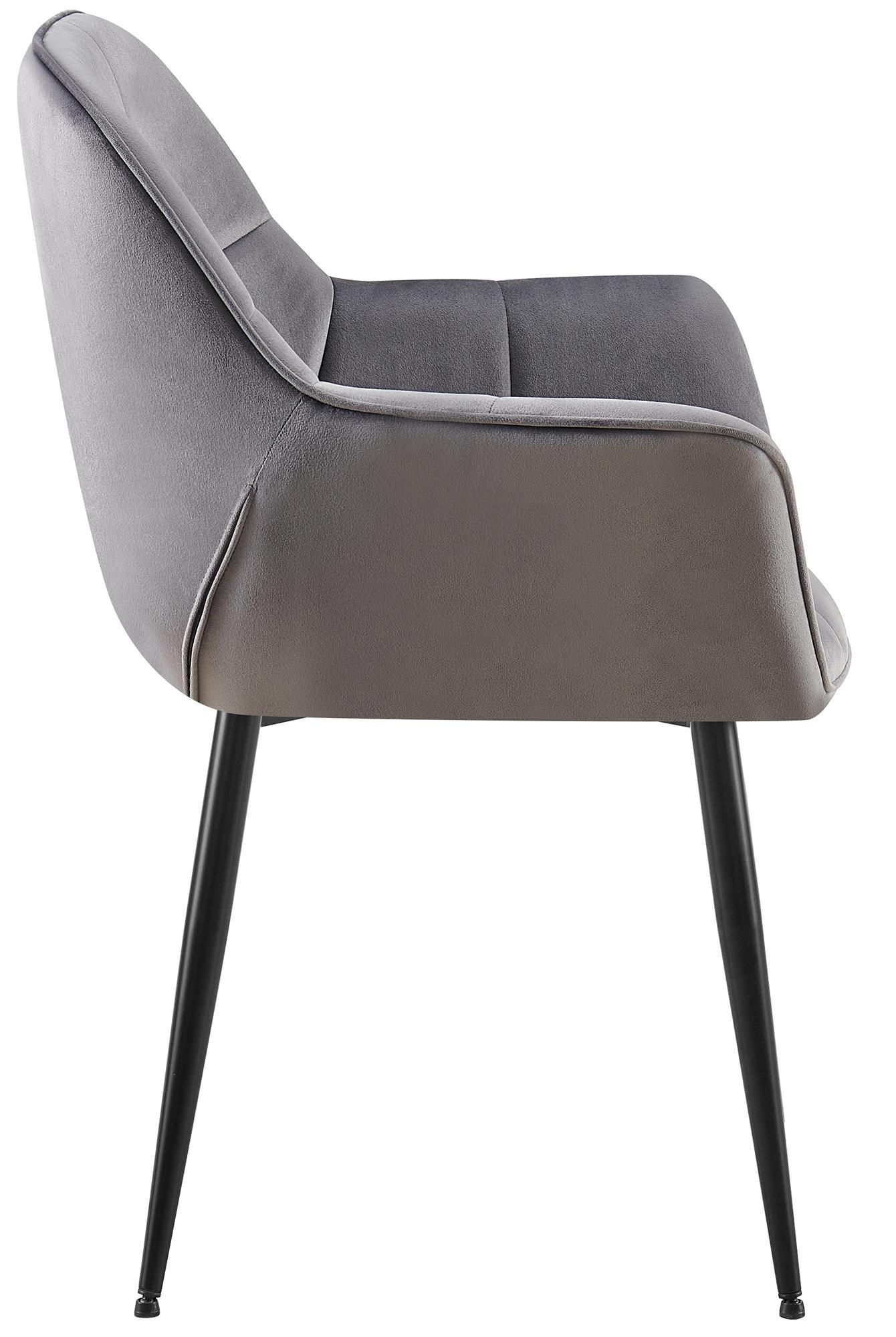 Silla de comedor Roseville en terciopelo