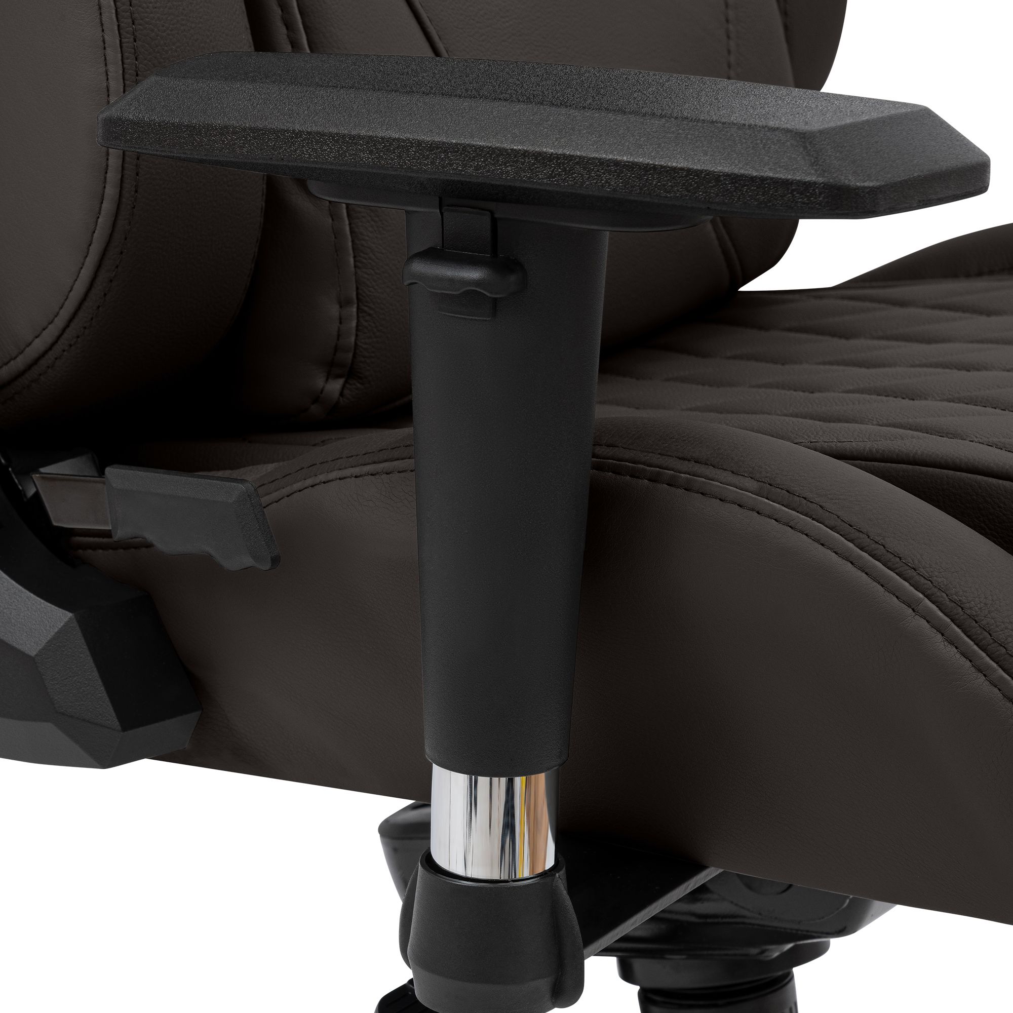 Silla de oficina Keren tapizada en piel genuina