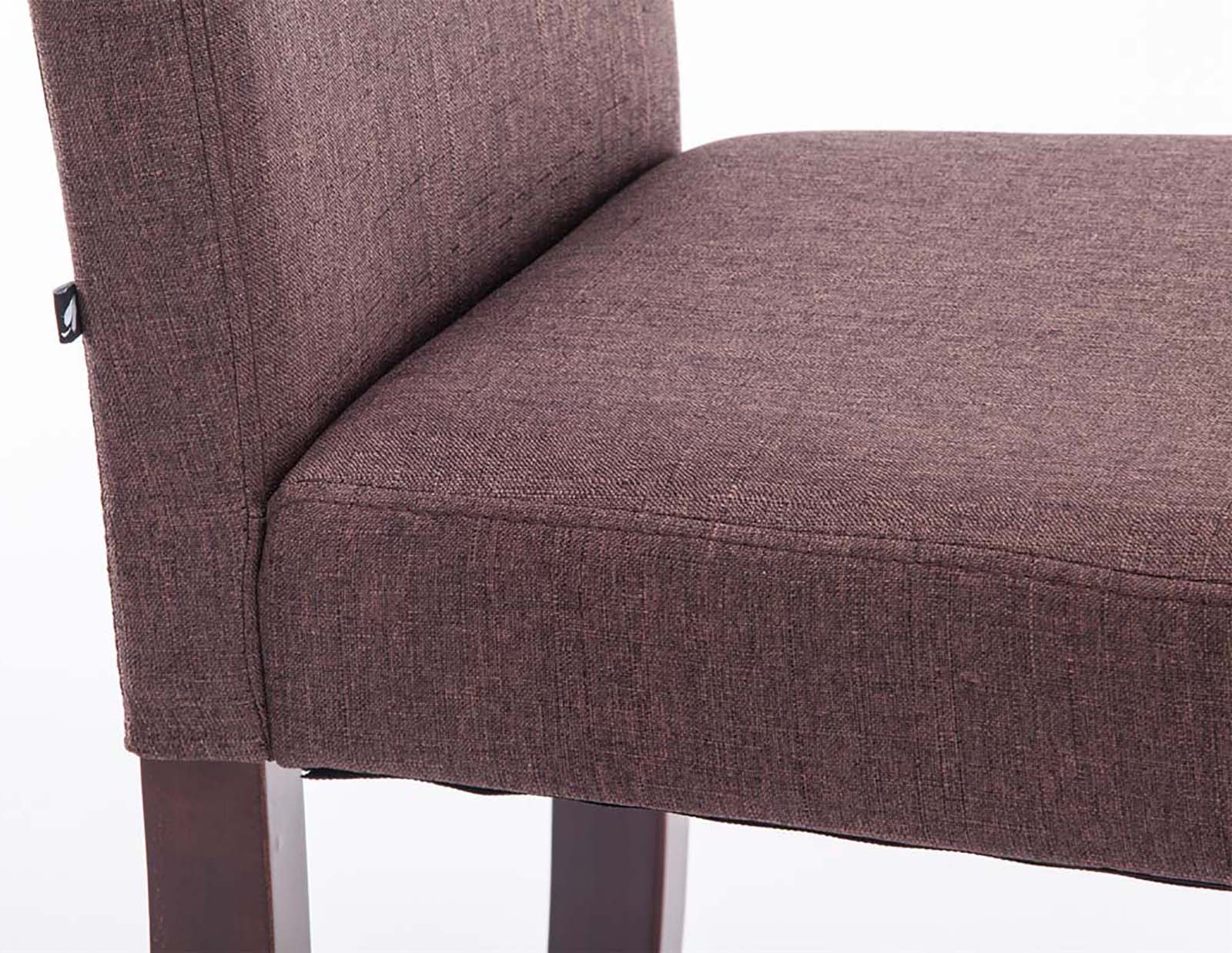 Juego de 4 Sillas de comedor Ina de tela