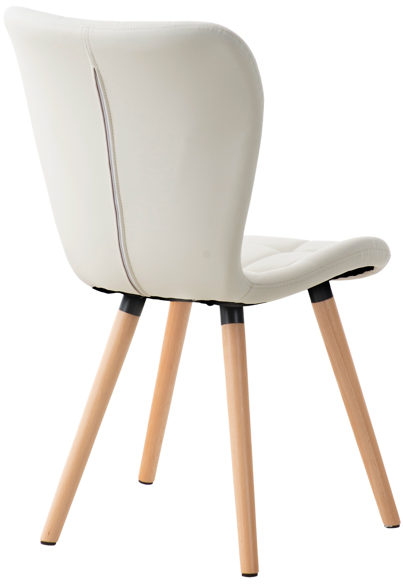 Silla de Comedor Elda Tapizada en Cuero Sintético