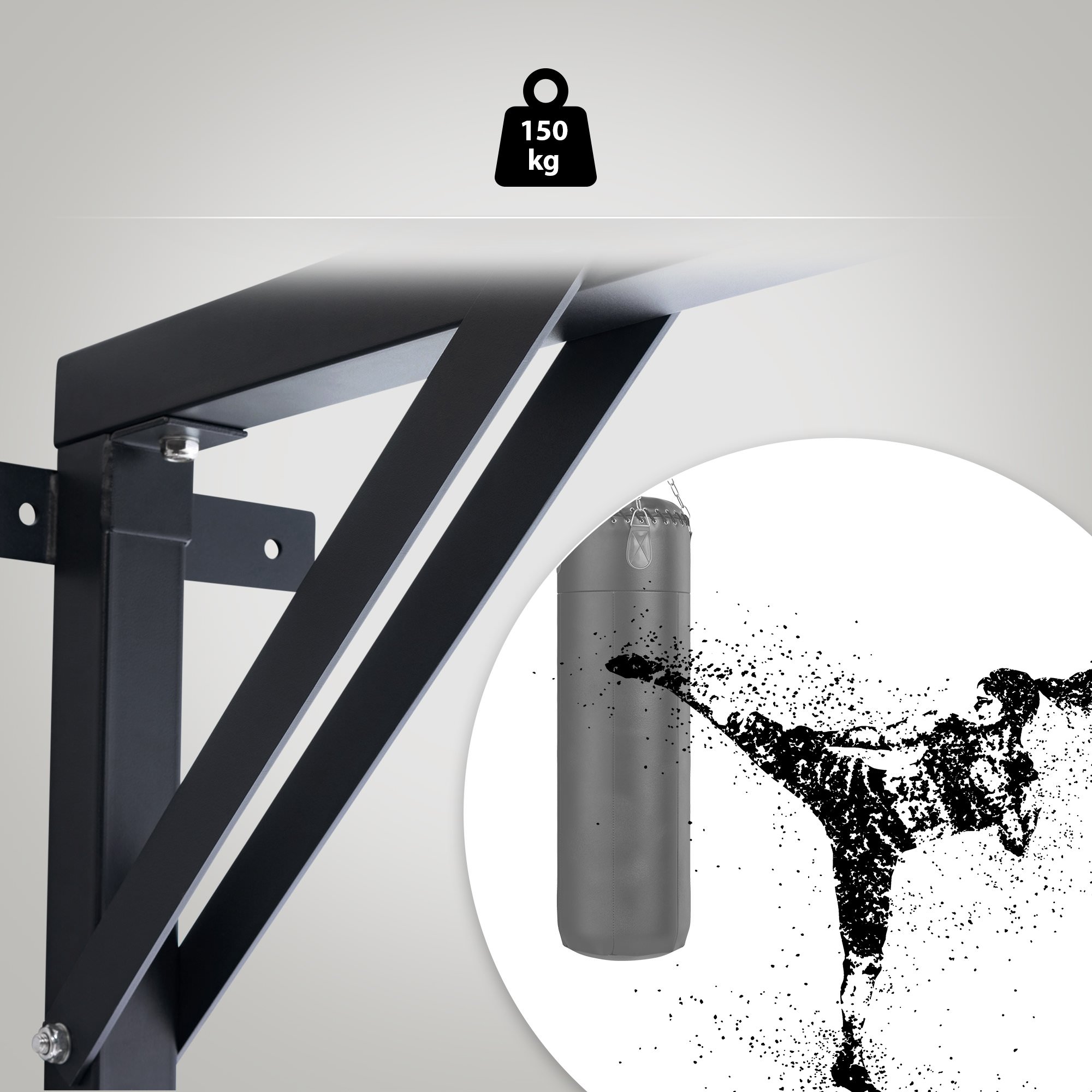 Soporte para saco de boxeo