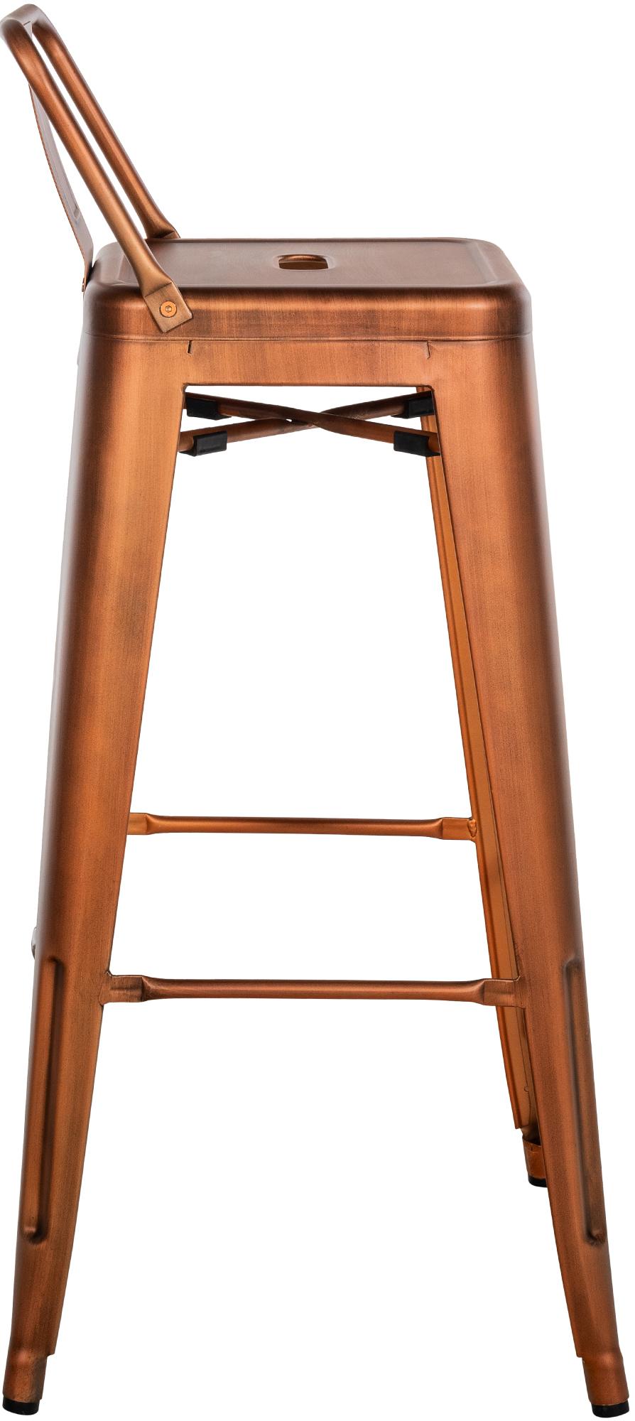 Taburete de bar de metal Mason