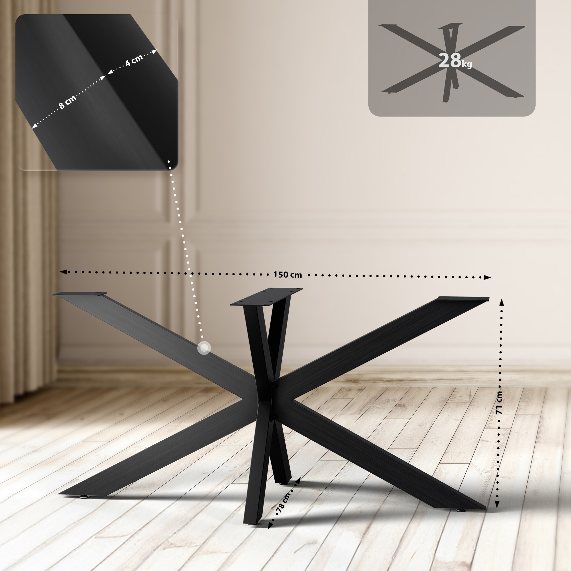 Patas de mesa Hardwick