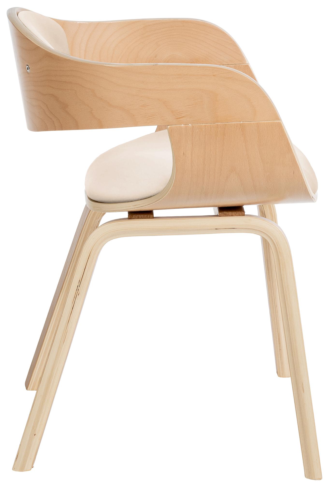 Set de 2 sillas de salón Kingston en polipiel