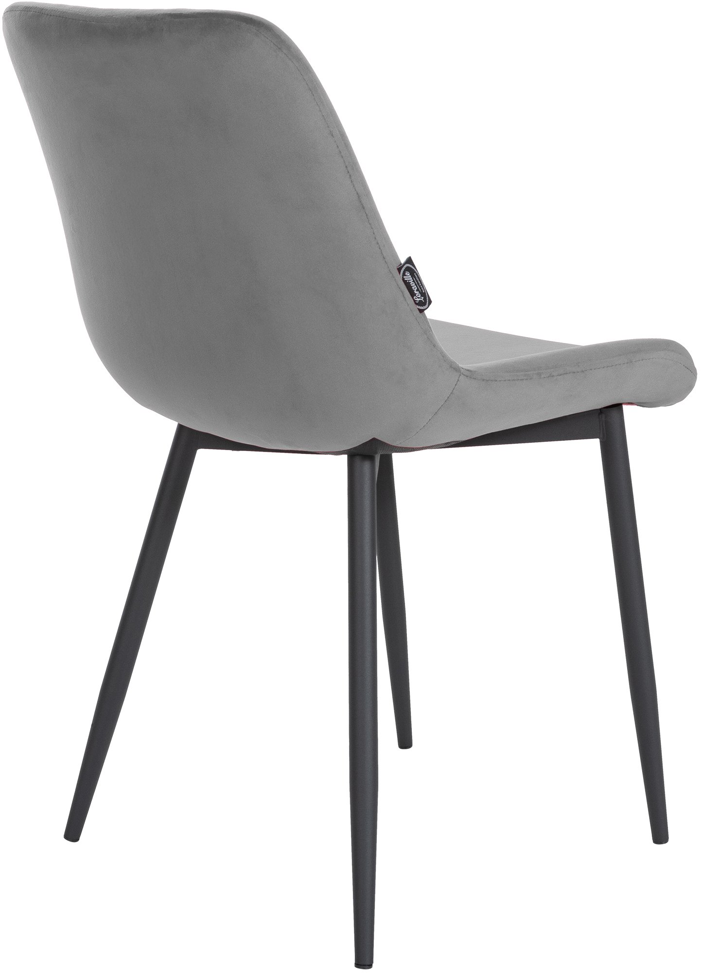 Juego de 2 Sillas de Comedor Victoria de Terciopelo
