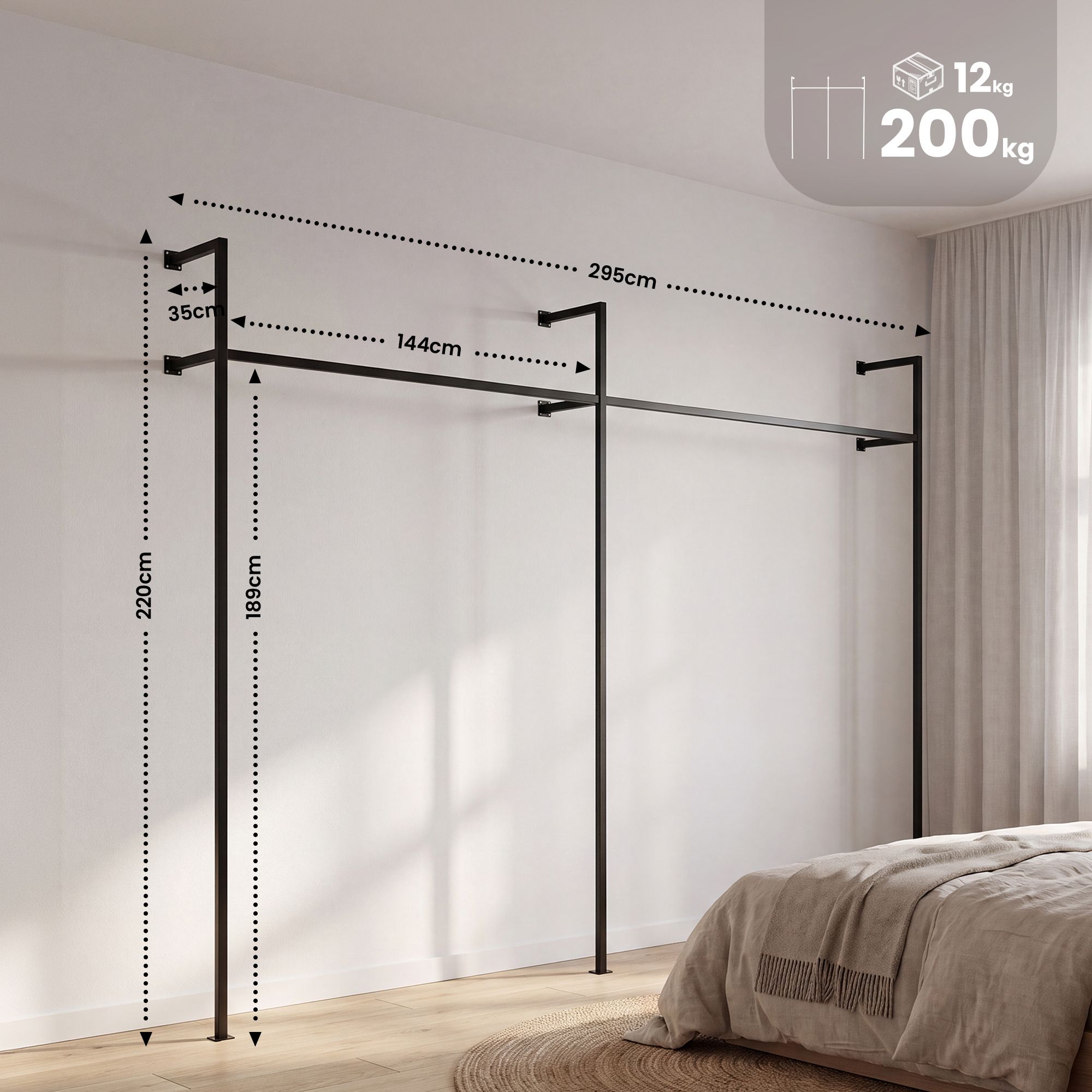 Perchero de pared Merton