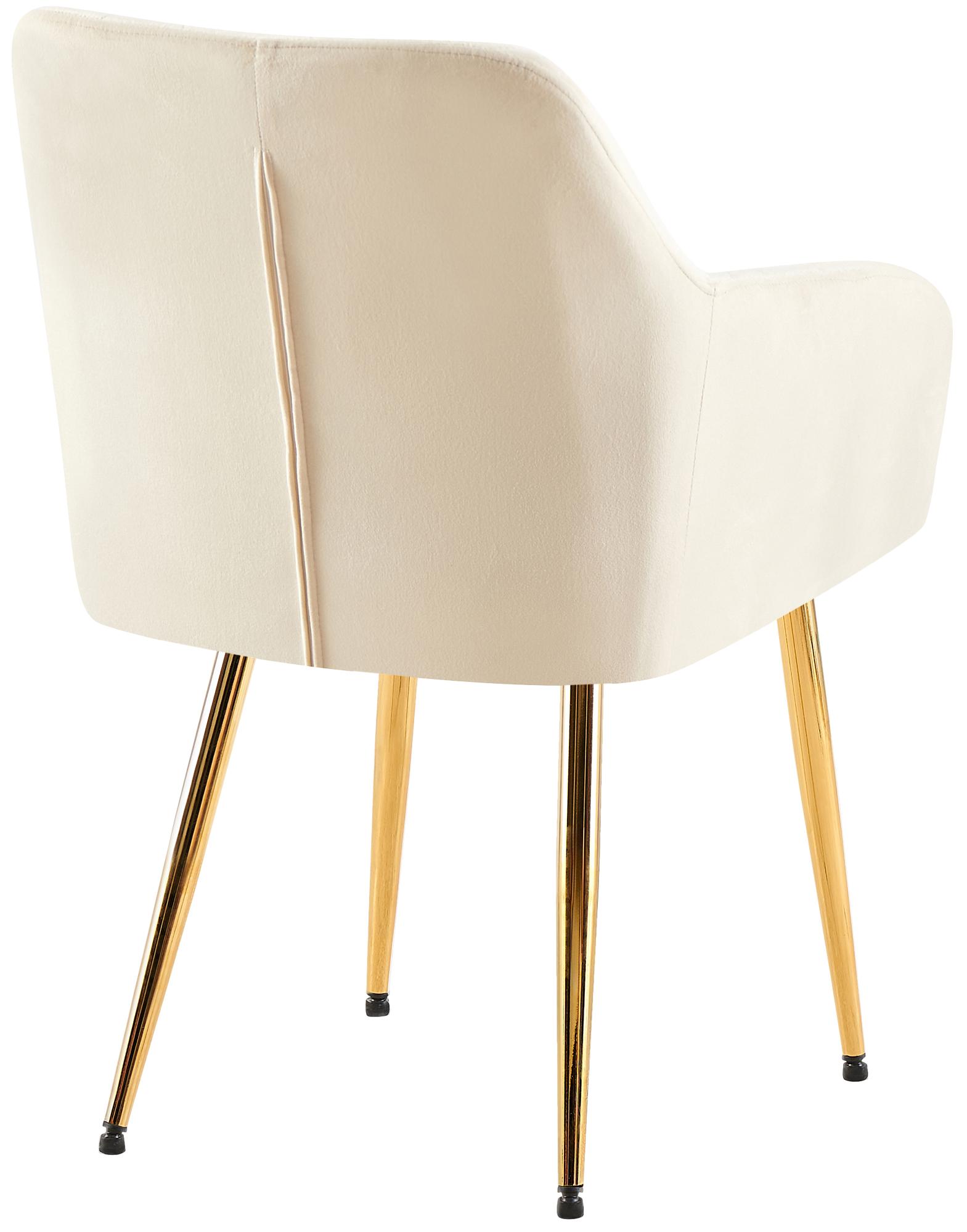 Silla de comedor Monett terciopelo
