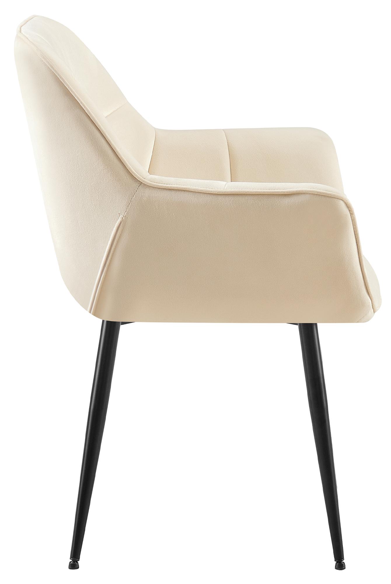 Silla de comedor Roseville en terciopelo