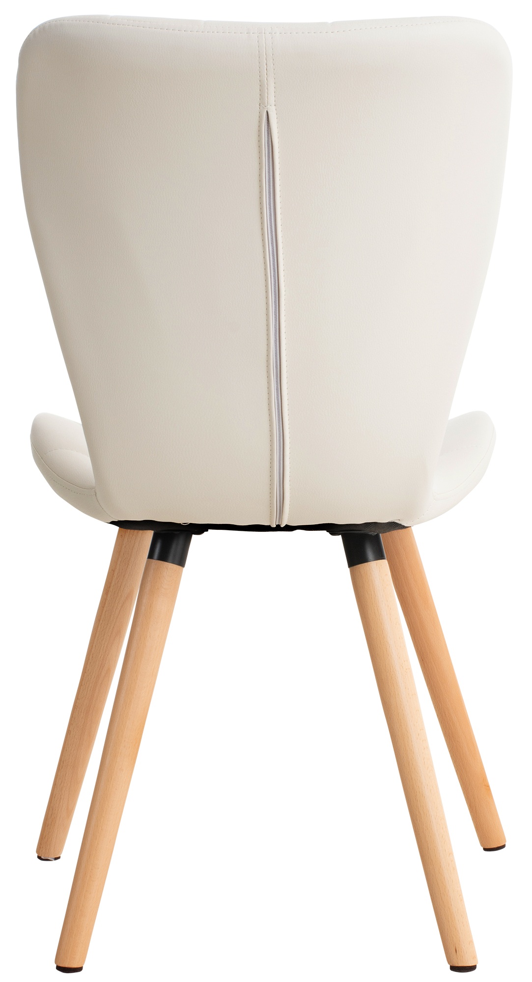 Silla de Comedor Elda Tapizada en Cuero Sintético