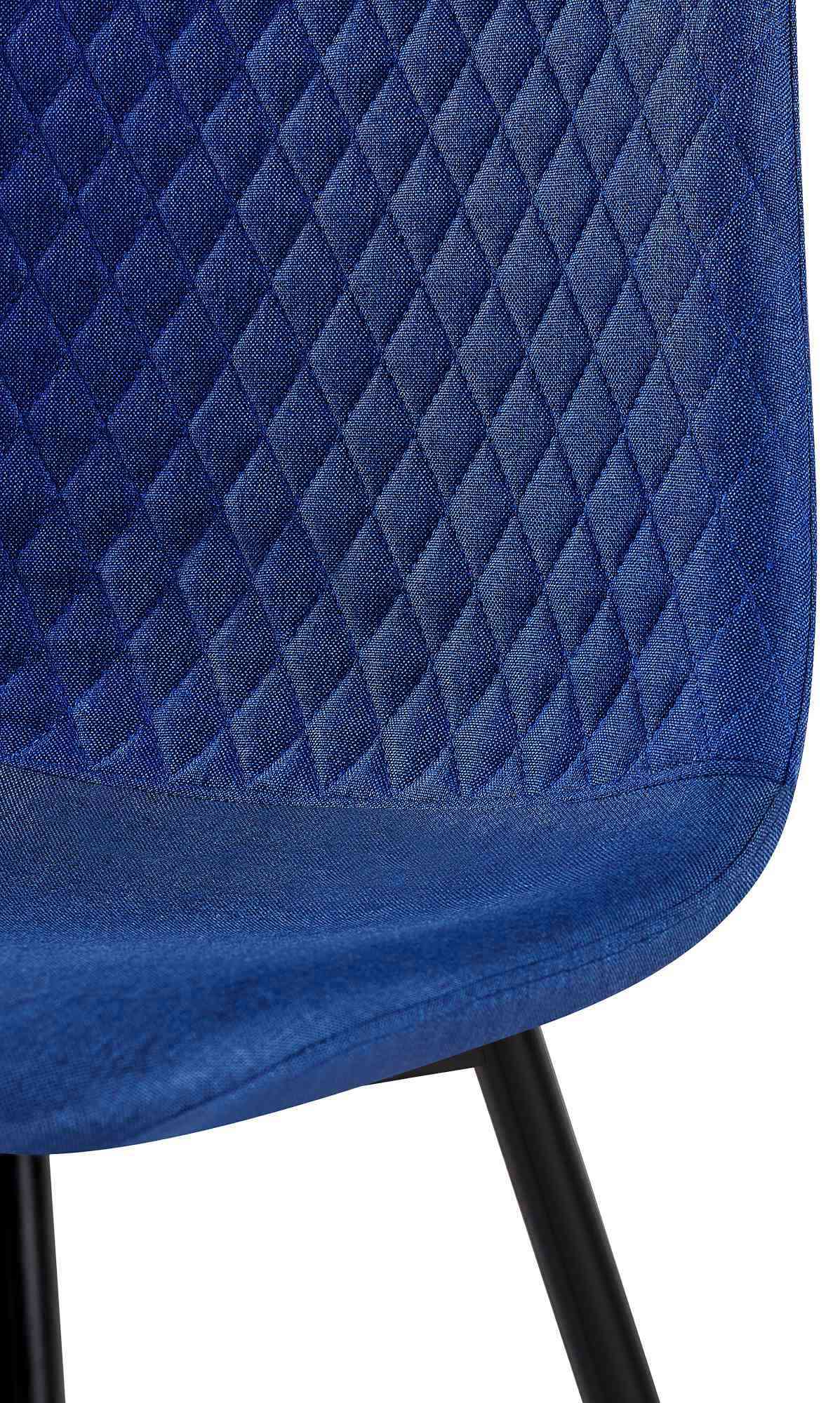 Set de 4 sillas de comedor Giverny en tela o terciopelo