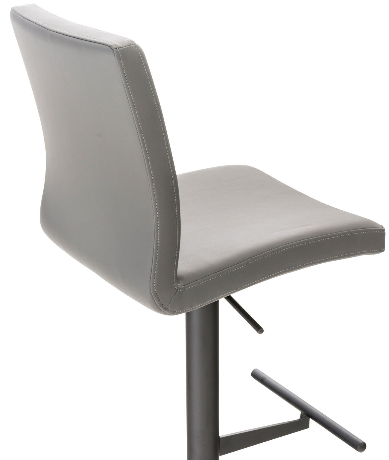 Lote de 2 taburetes de bar Cádiz con revestimiento de polipiel
