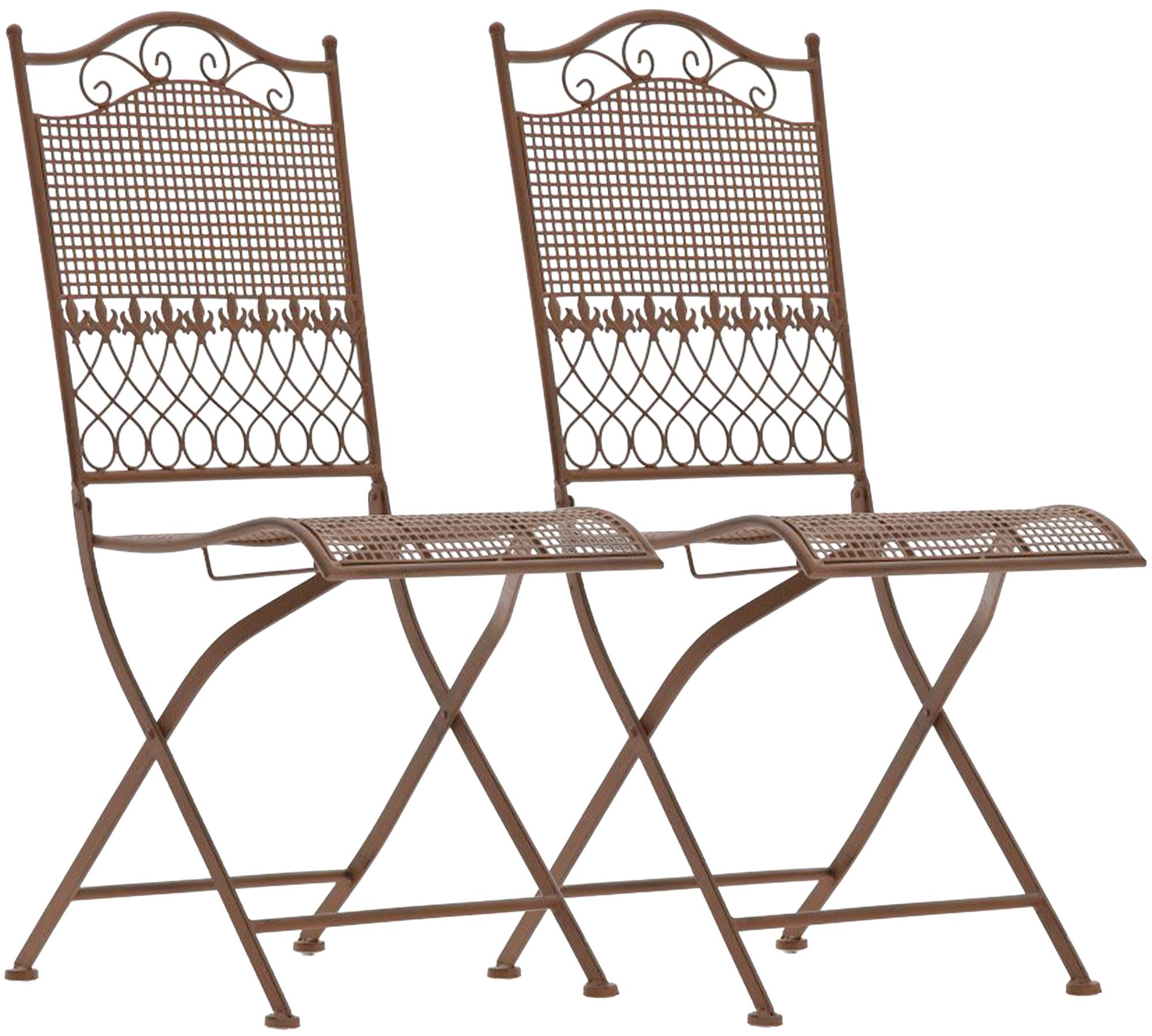 Set de 2 sillas de jardin Kiran