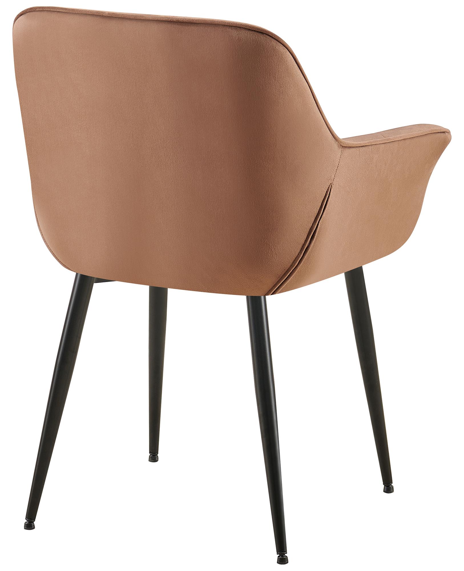 Set de 2 sillas de comedor Rosevilla en terciopelo