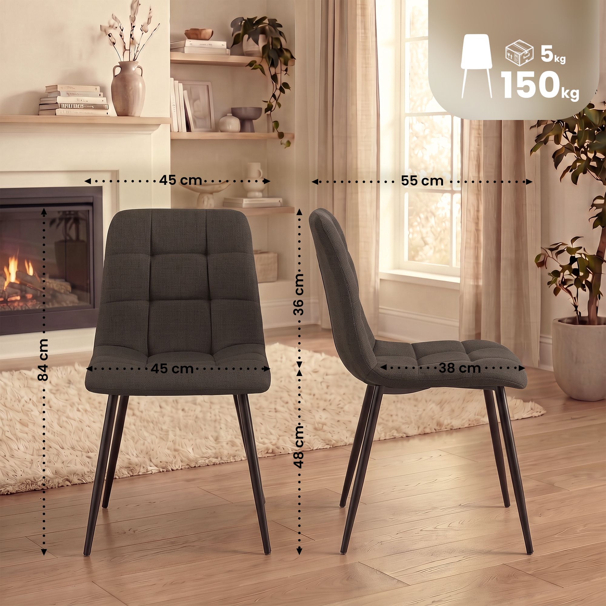 Silla de comedor Tilde