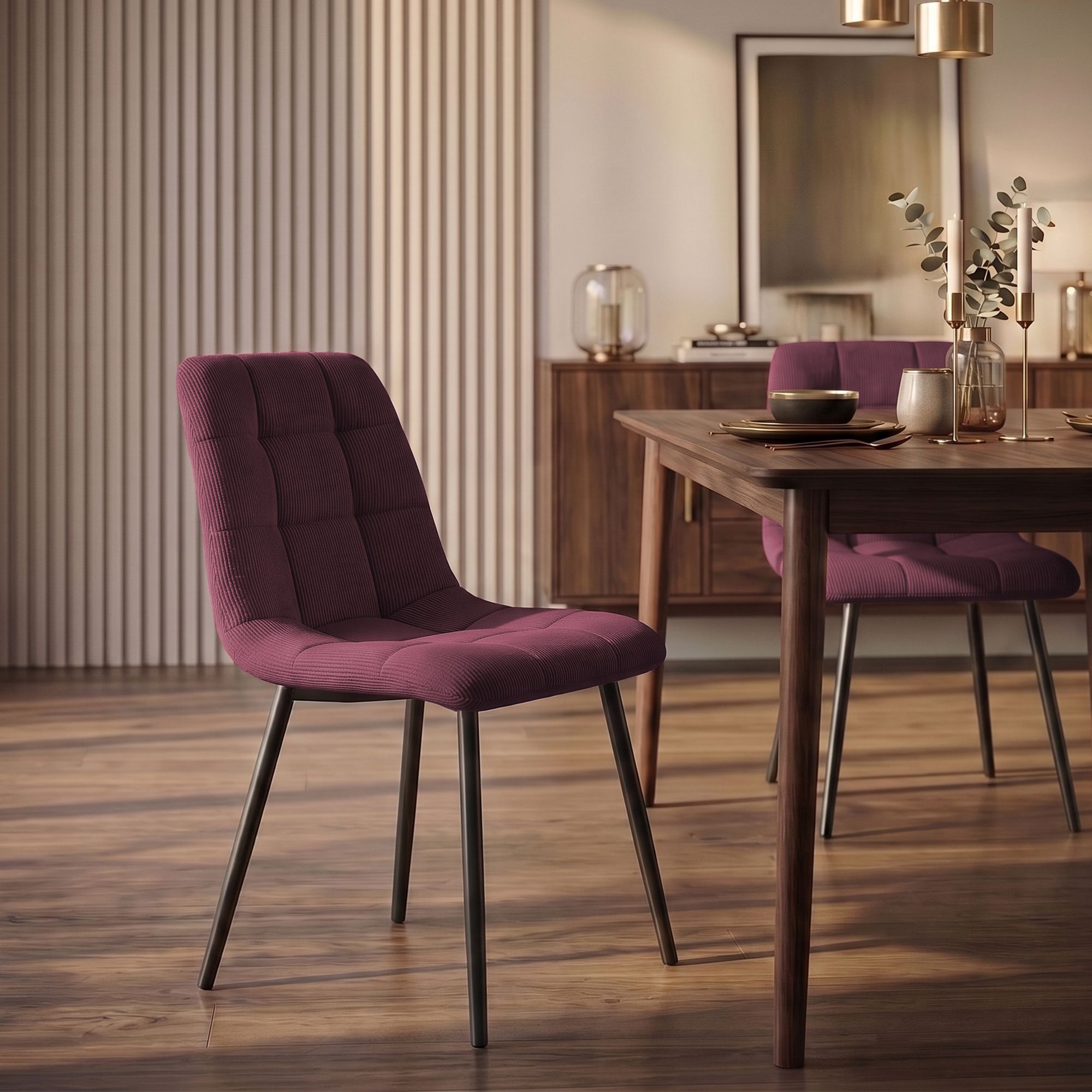 Set de 2 sillas de comedor Tilde