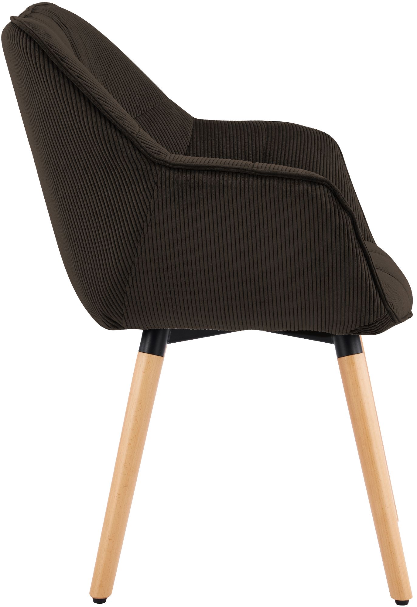 Silla de comedor Milford de pana: comodidad elegante y diseño moderno para tu hogar