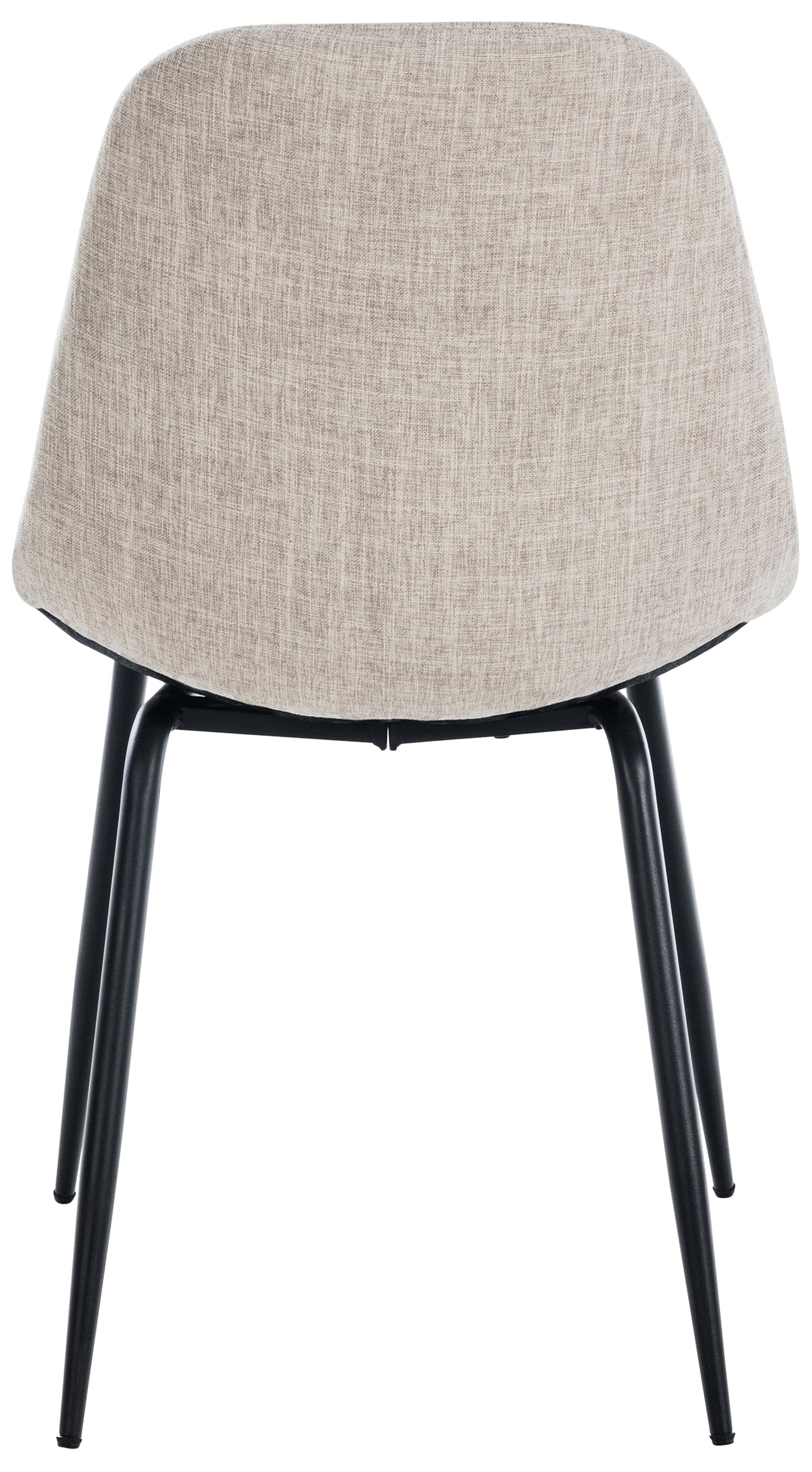 Silla de comedor Tom en tela o polipiel