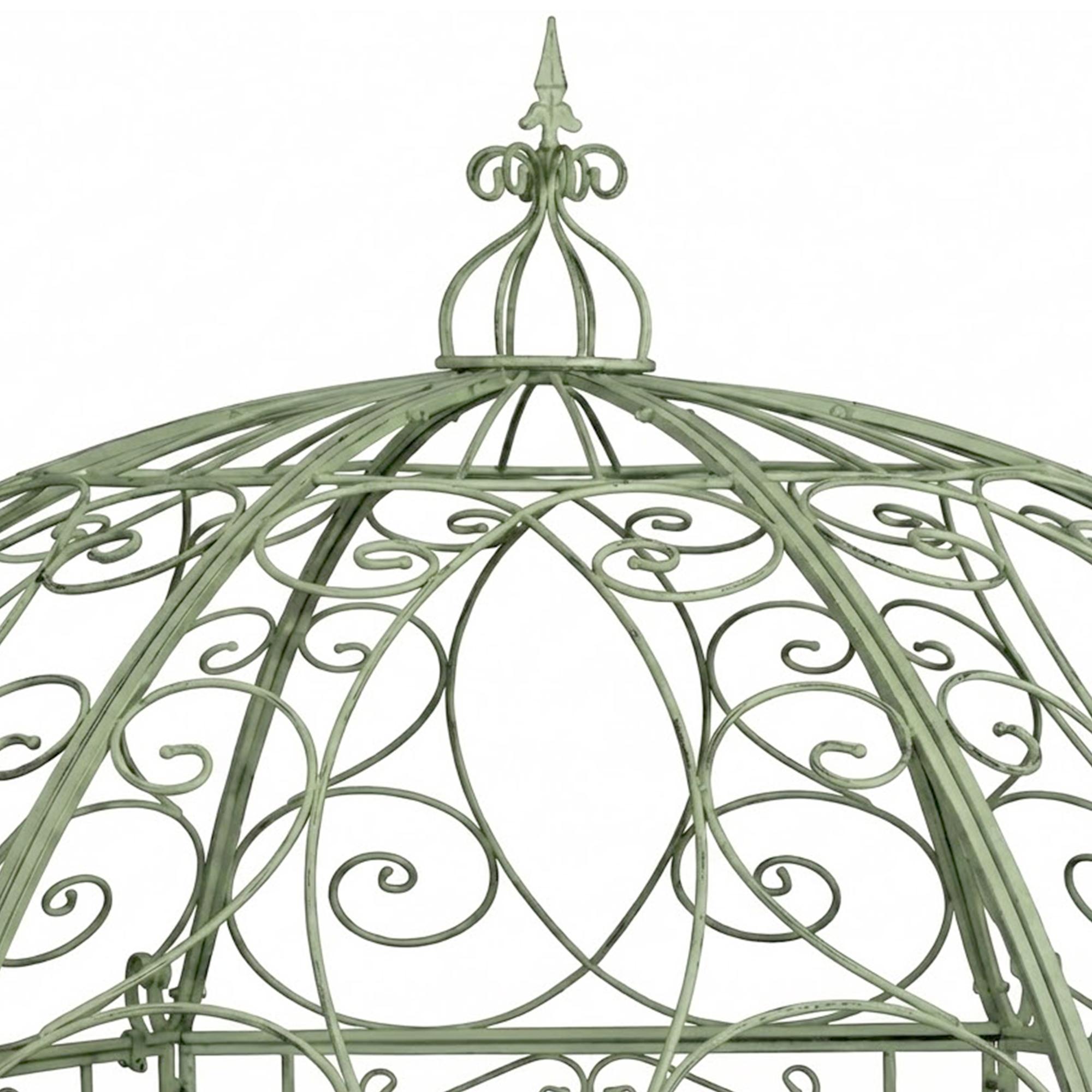 Pabellón Leila: elegante protección para jardín o terraza, resistente al clima, fácil de montar, diseño moderno