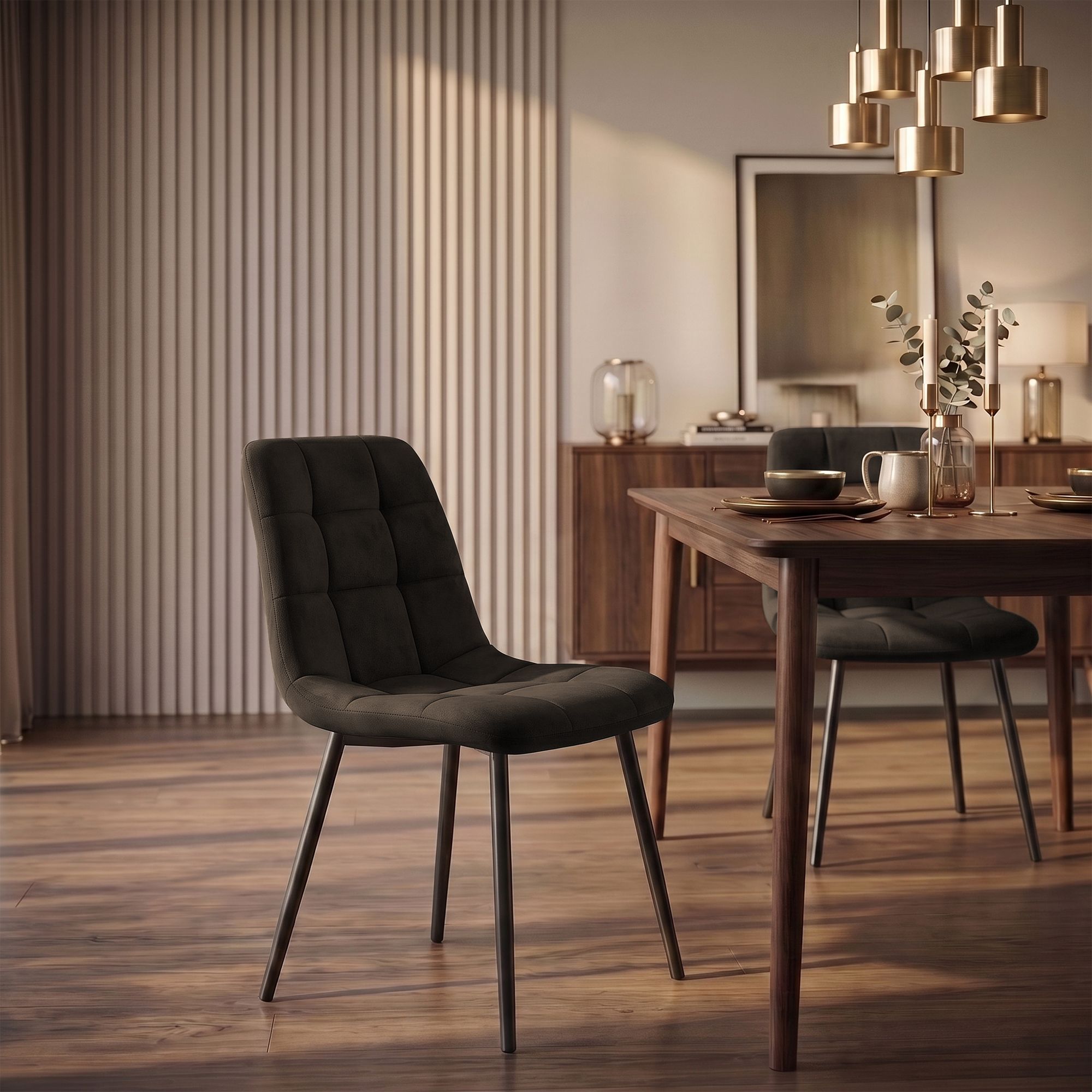 Set de 2 sillas de comedor Tilde