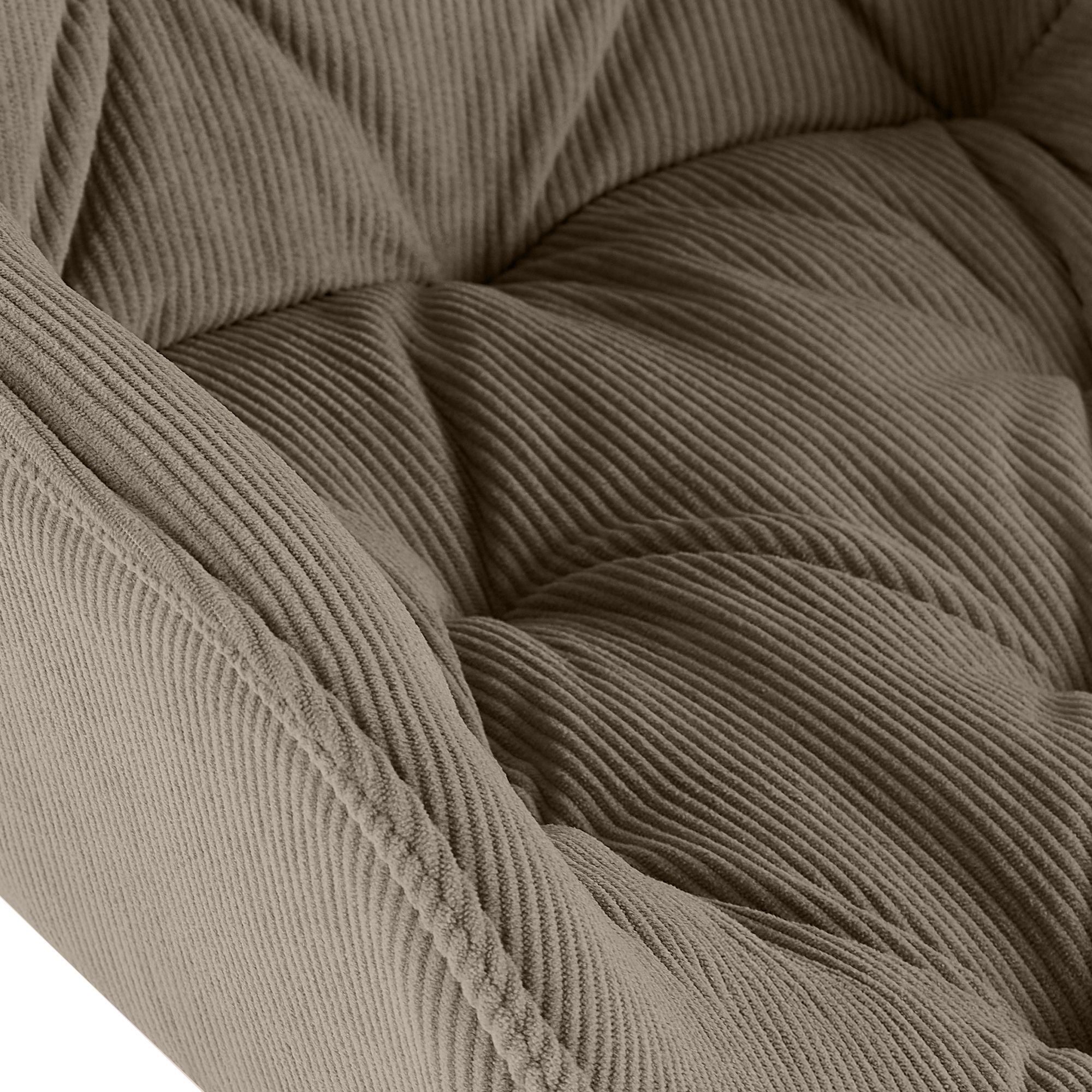 Silla de comedor Rimio de pana