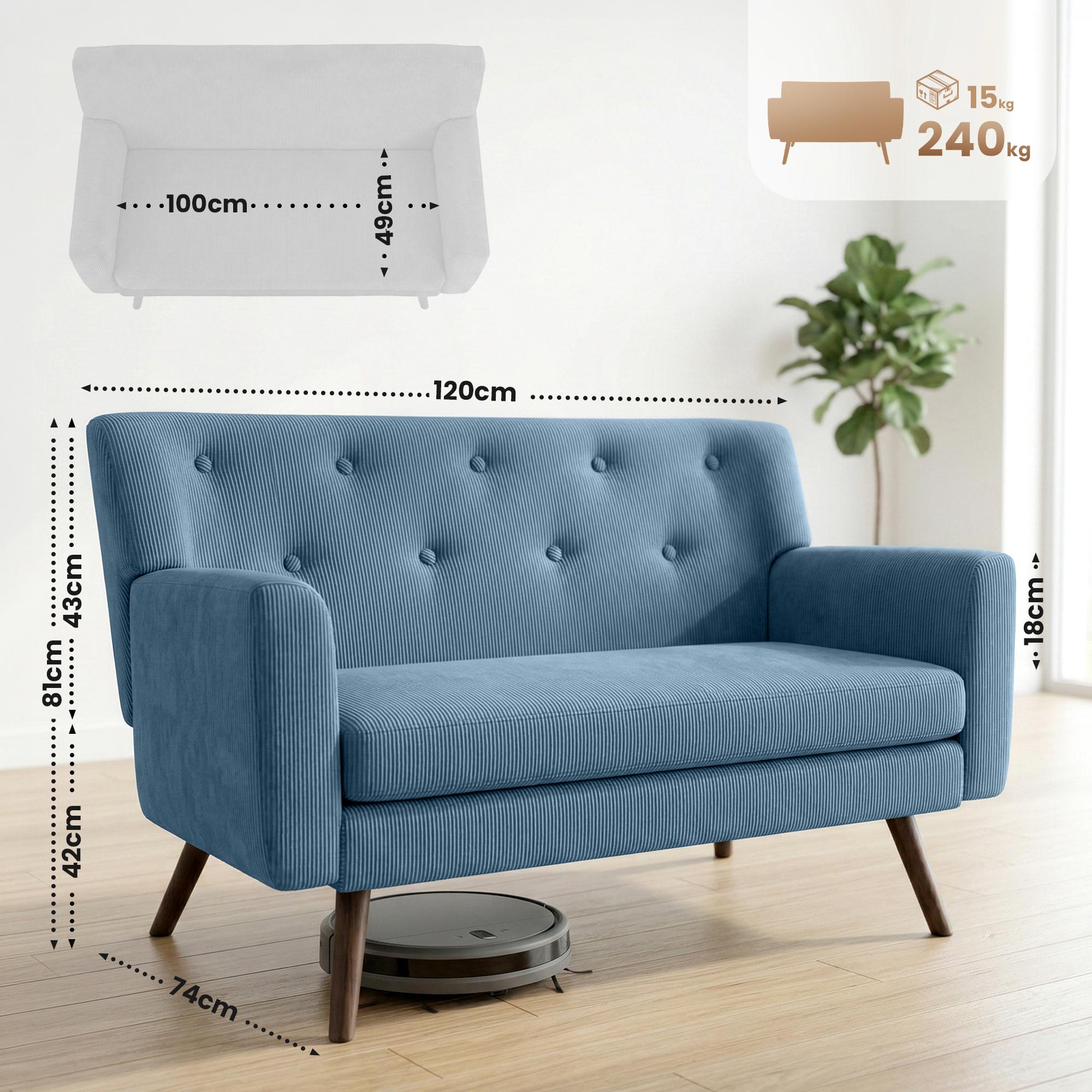 Sofa Kioni de pana