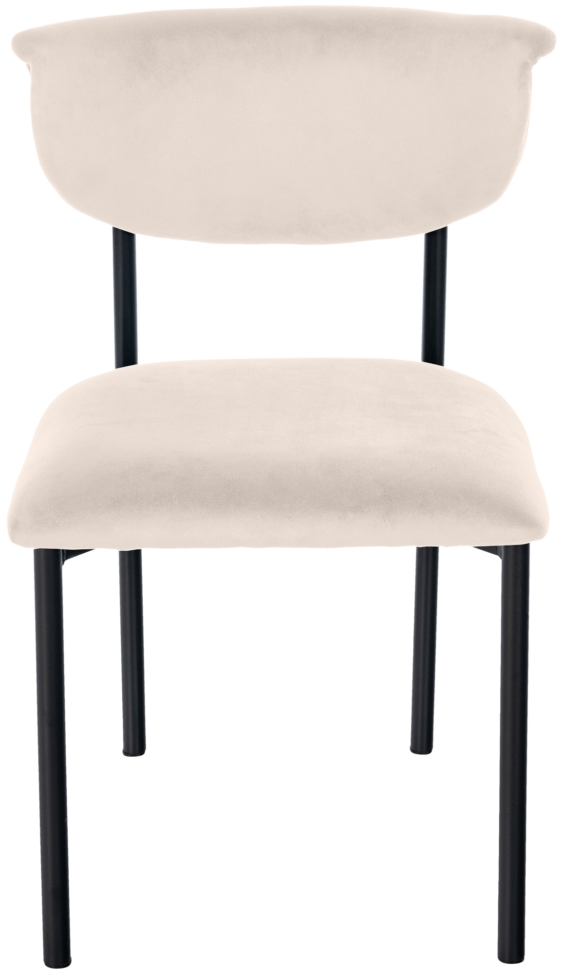 Juego de 2 sillas de comedor Gambell terciopelo
