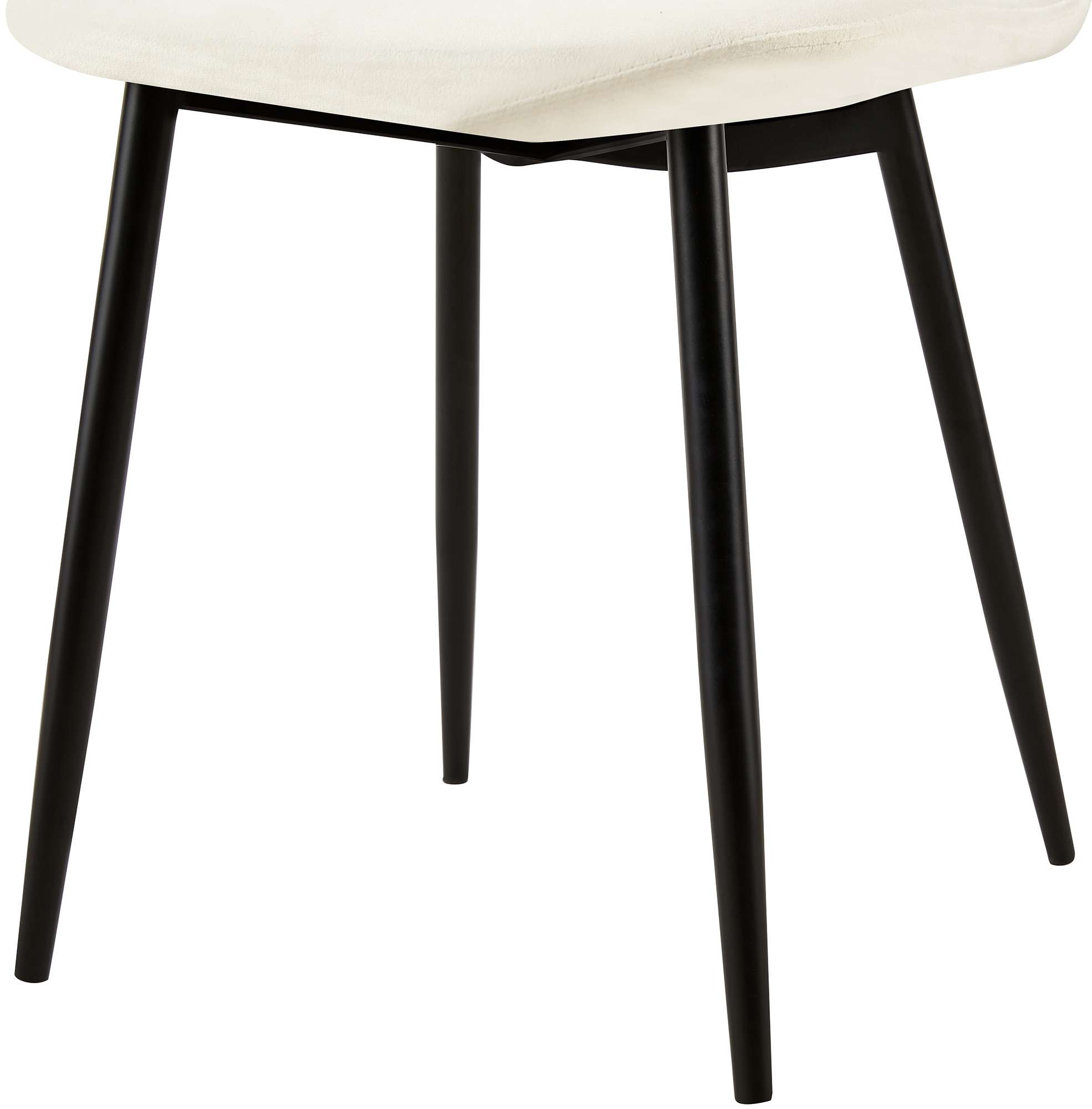 Set de 4 sillas de comedor Giverny en tela o terciopelo