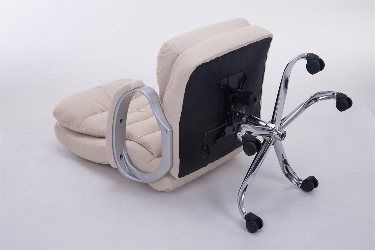 Silla de oficina XXL Vancouver tapizada en tela