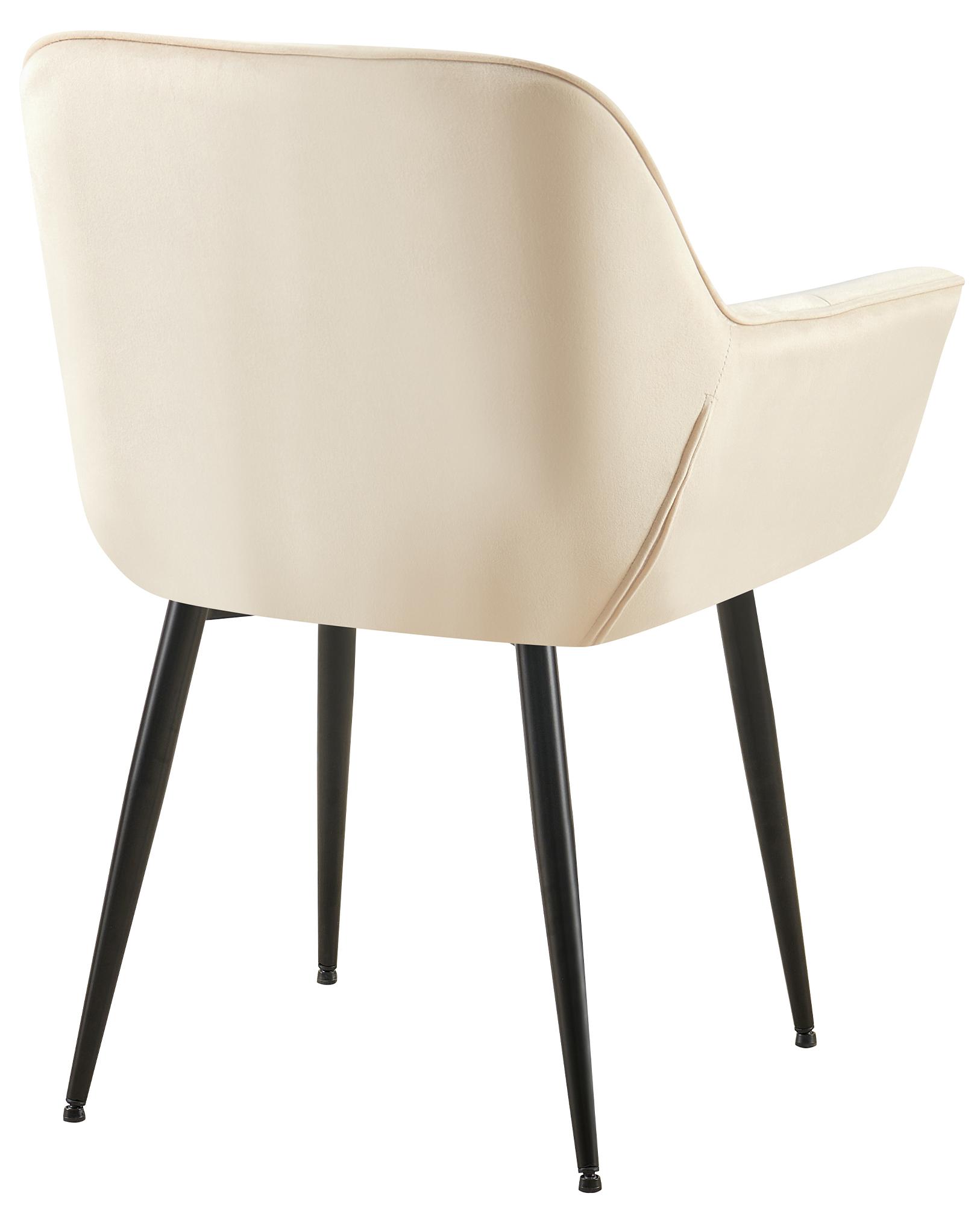 Set de 2 sillas de comedor Rosevilla en terciopelo