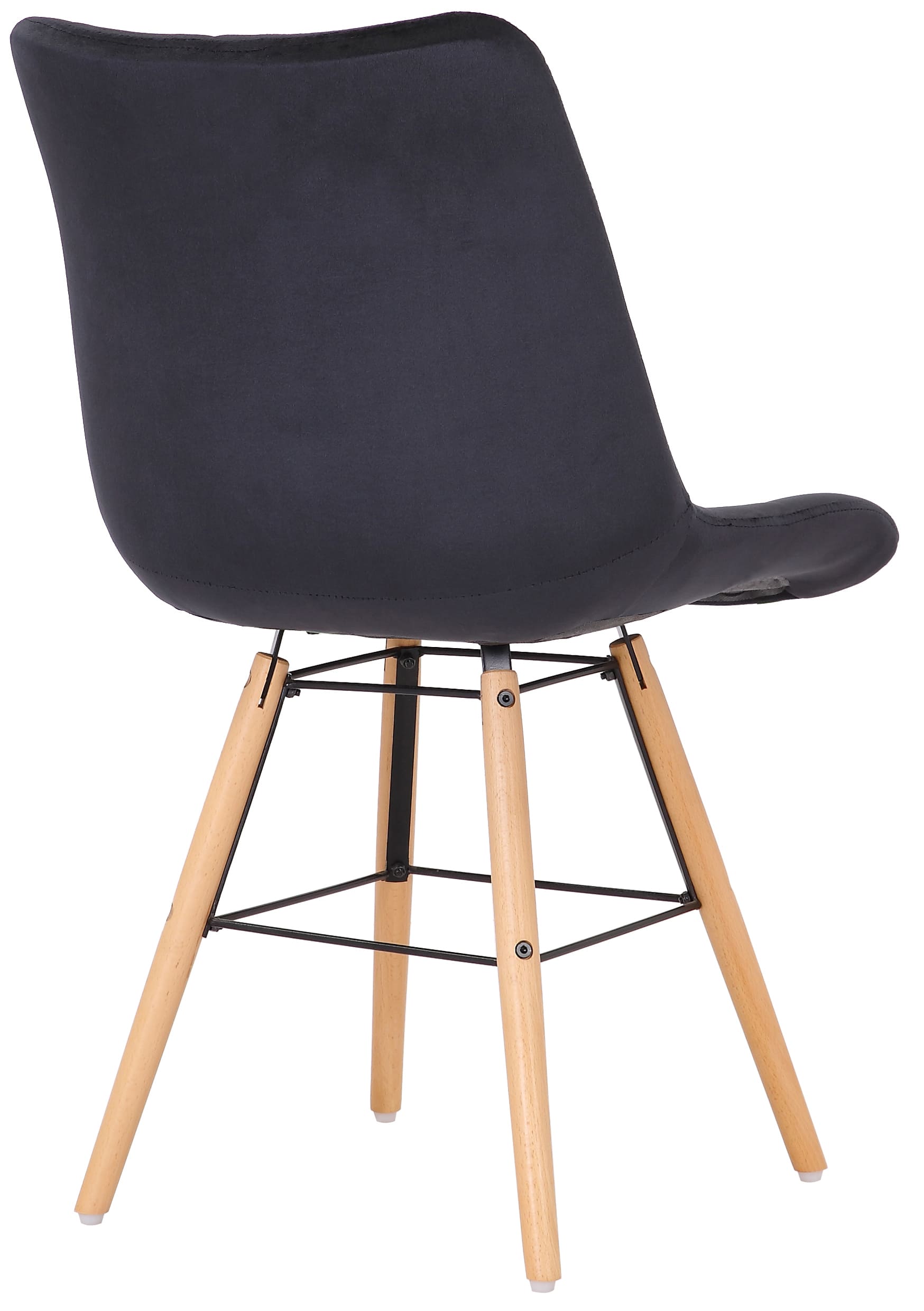 Set de 2 sillas de comedor Leni en terciopelo