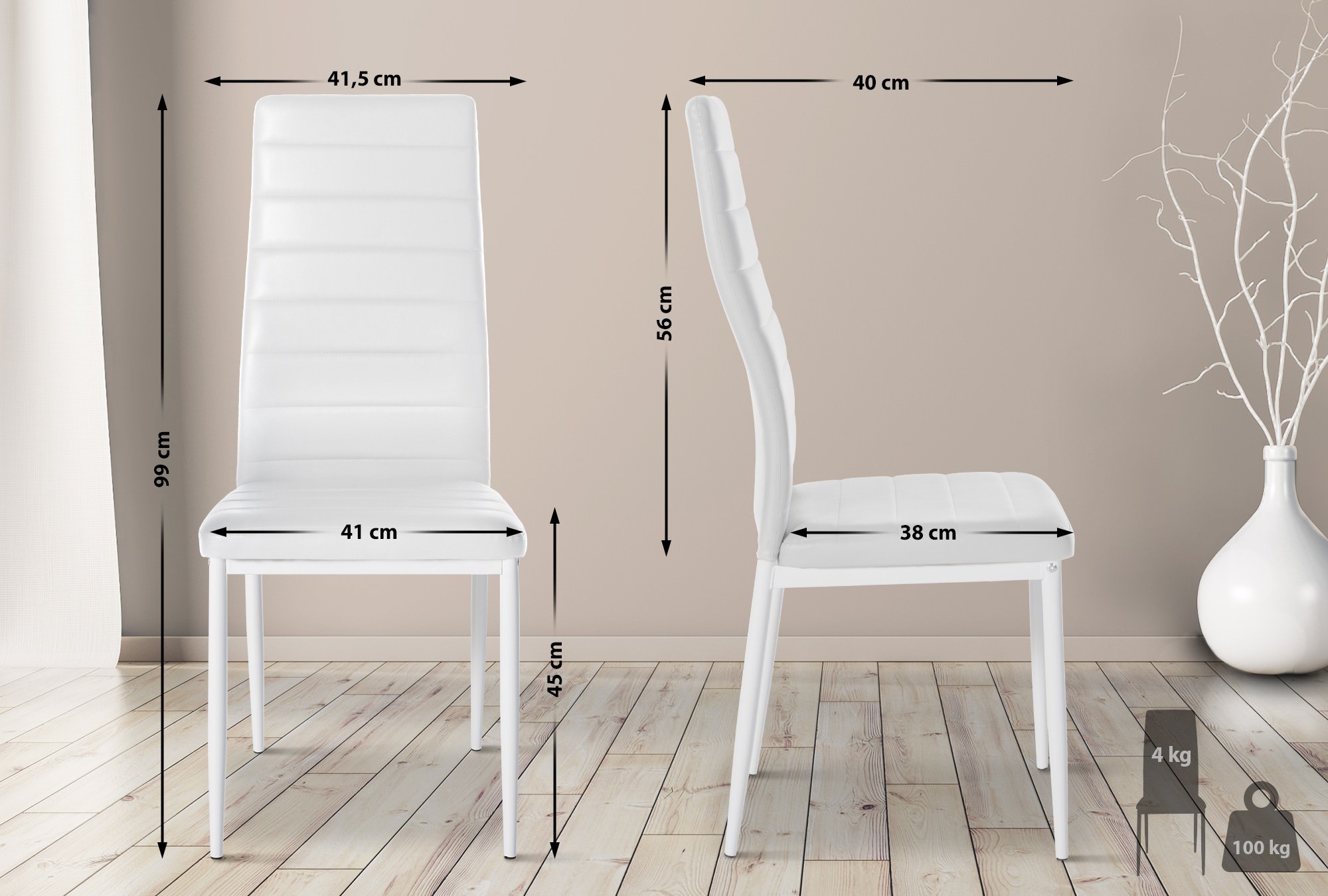 Set de 6 sillas de comedor Mayfair