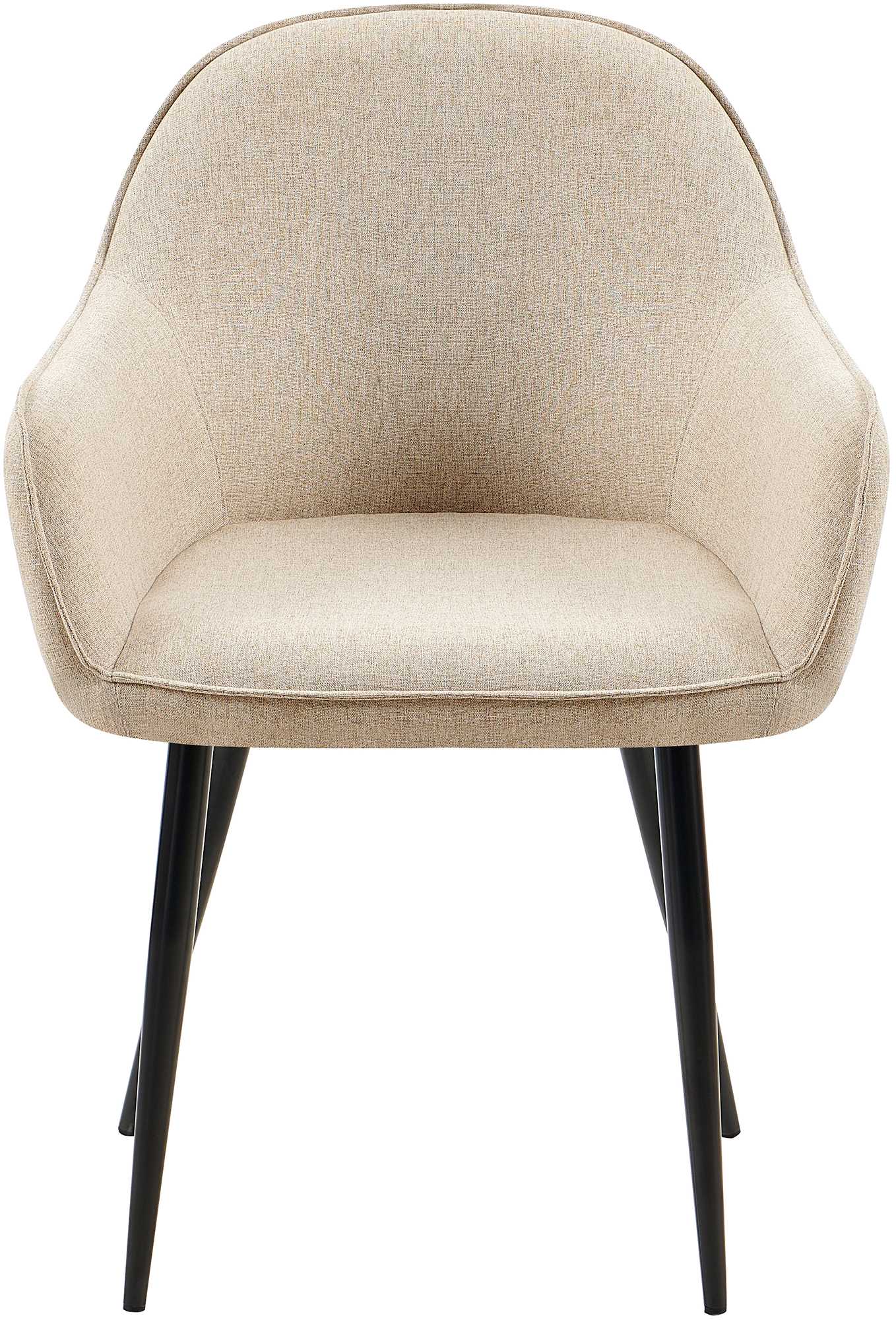 Set de 2 sillas de comedor Boise en tela
