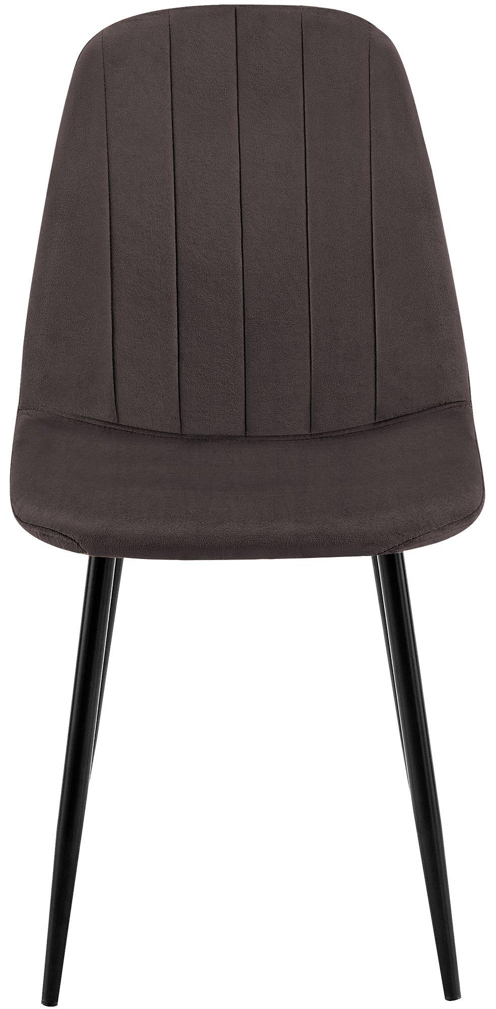 Juego de 4 sillas de comedor Baxter de terciopelo
