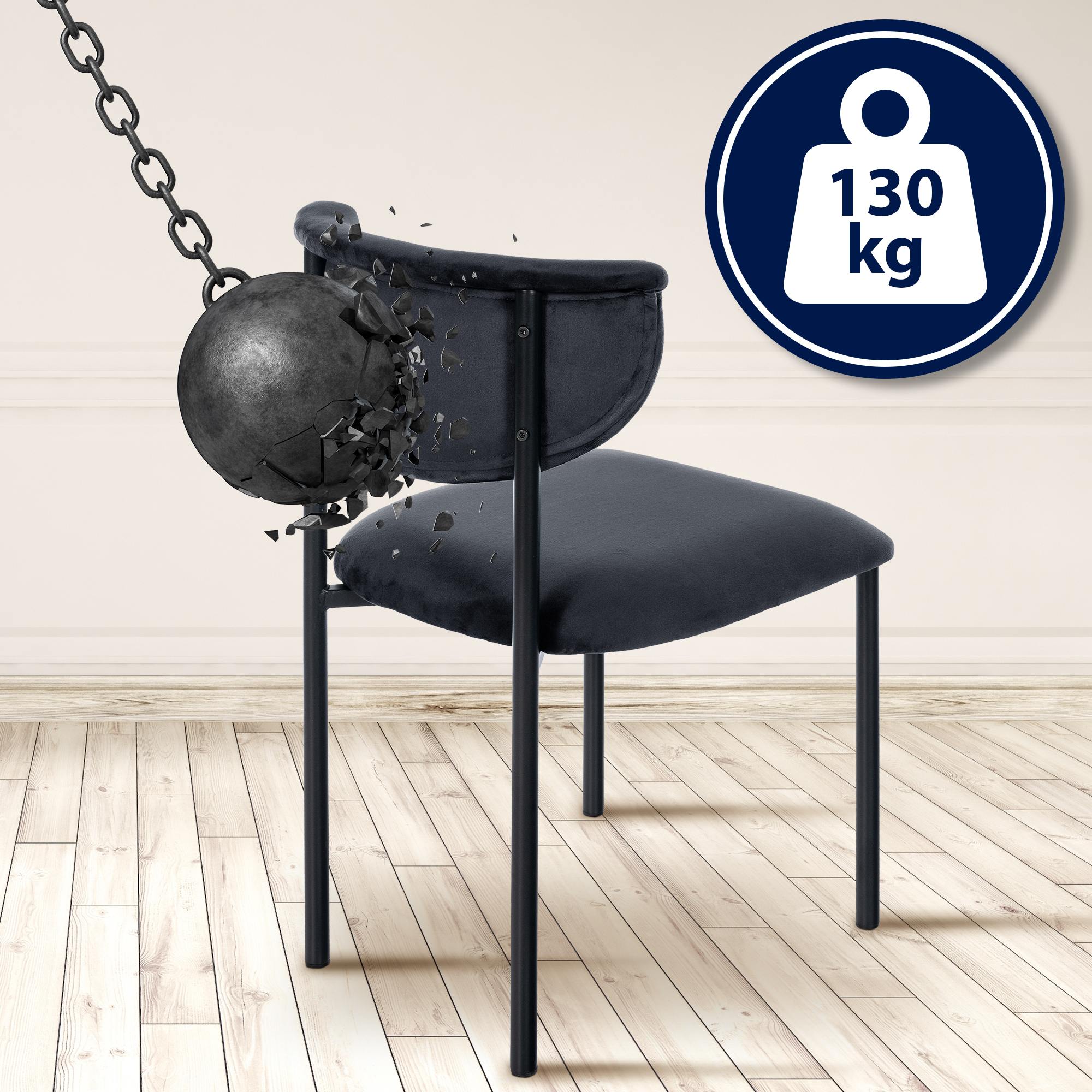 Silla de Comedor Gambell Terciopelo