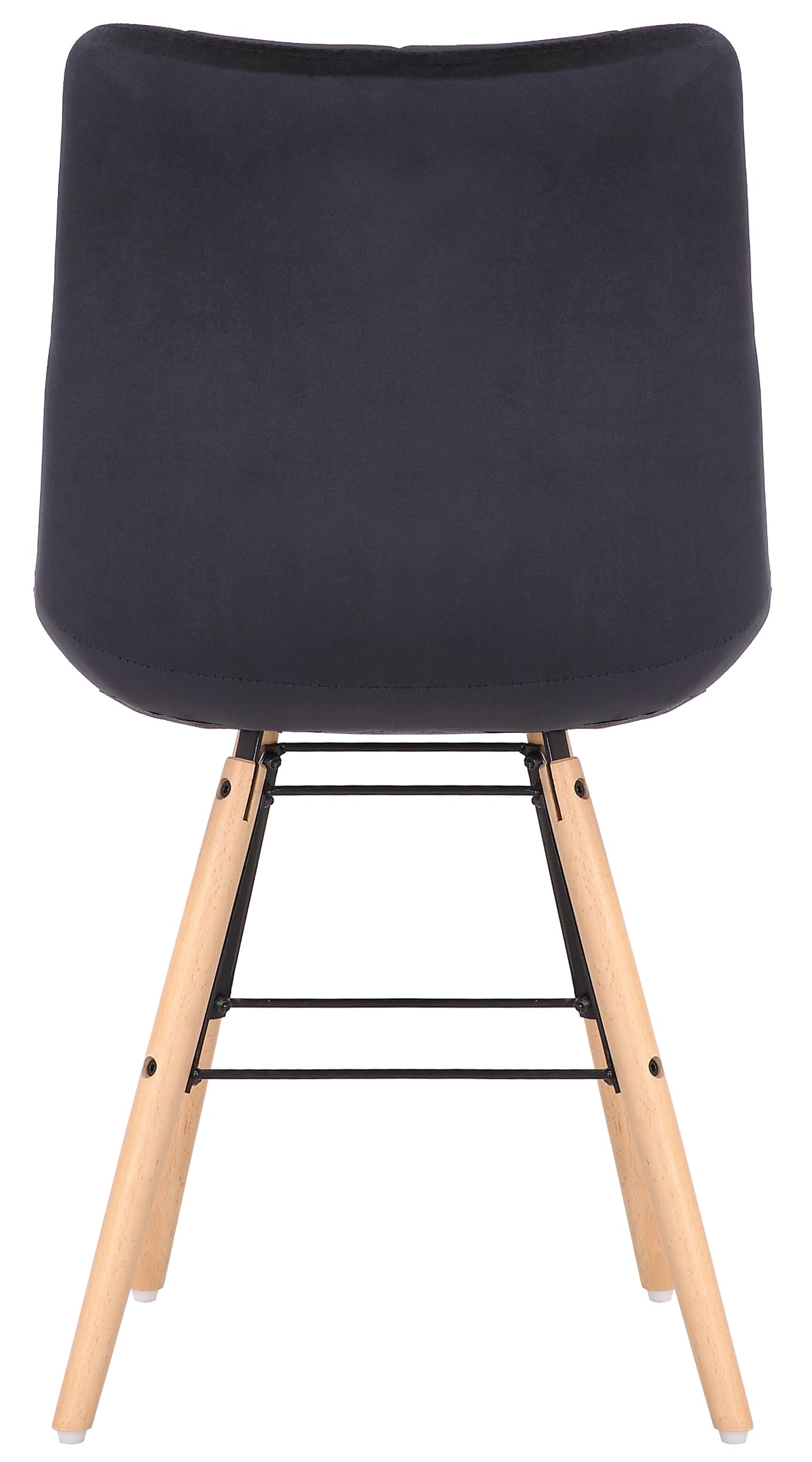 Set de 2 sillas de comedor Leni en terciopelo