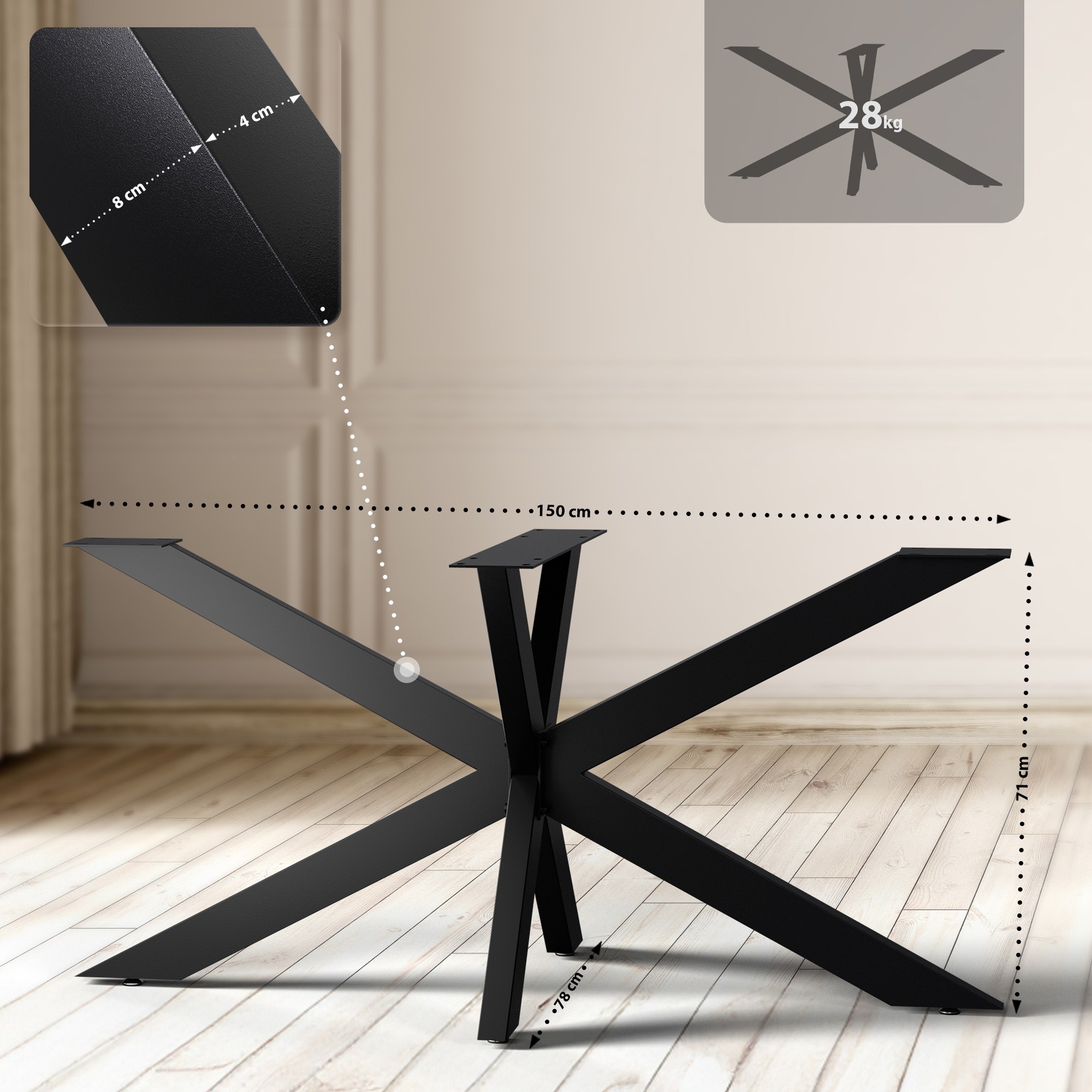 Patas de mesa Hardwick
