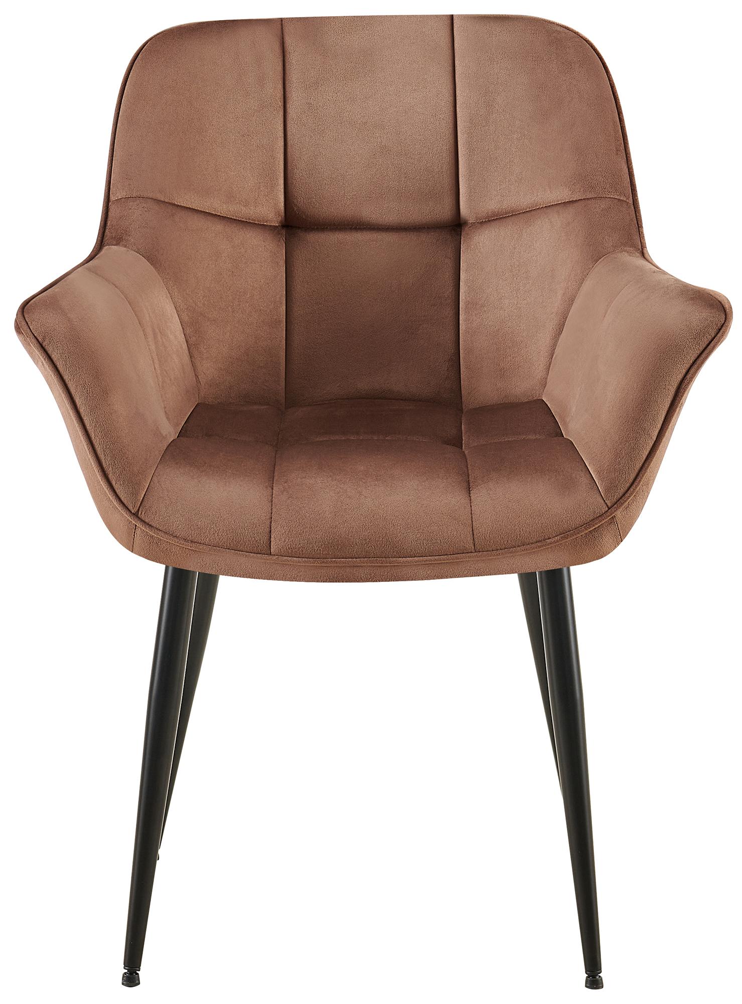 Silla de comedor Roseville en terciopelo