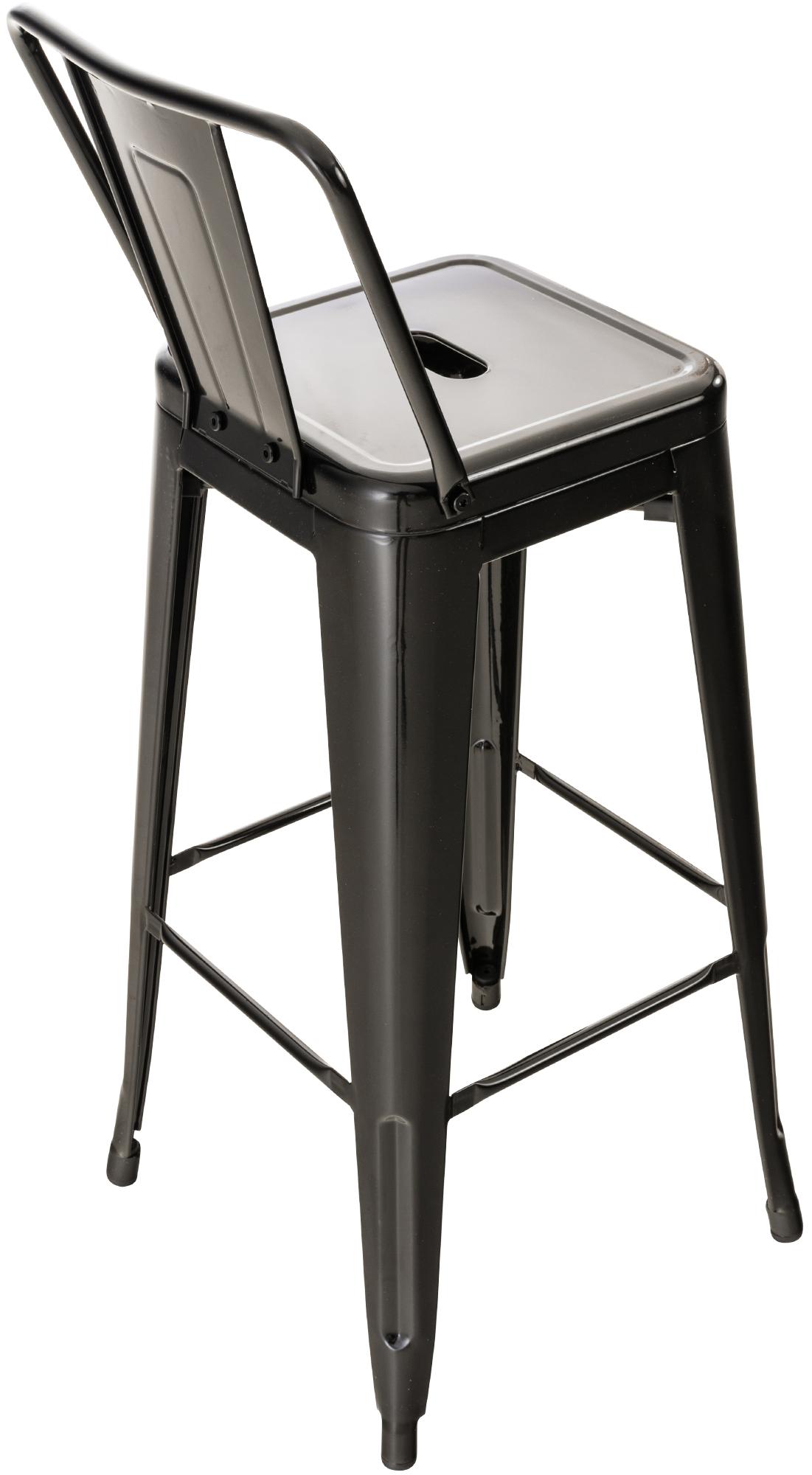 Taburete de bar de metal Mason